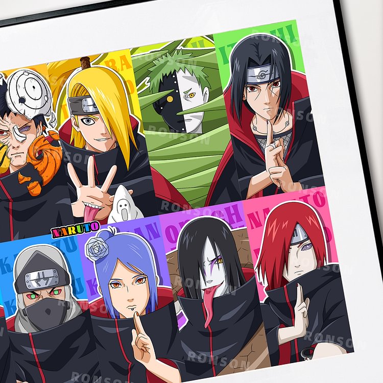 Naruto-Decorative Painting of RAINBOW Series o10 Scene (Adult 18+)Mystical Art Studio --KWII-GK