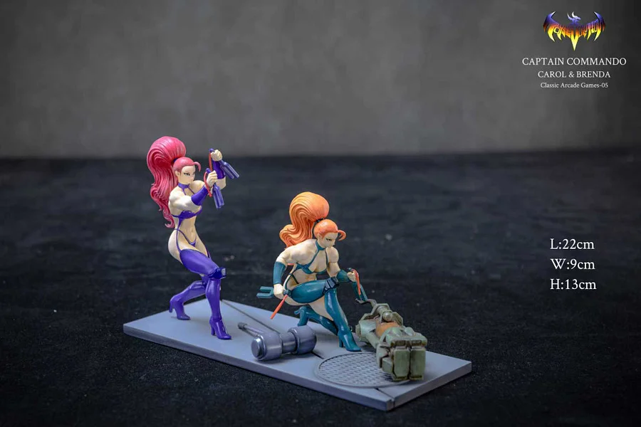 Toys Evolution Studio - Classic Arcade Games #5 Carol X Brenda Captain Commando Statue 