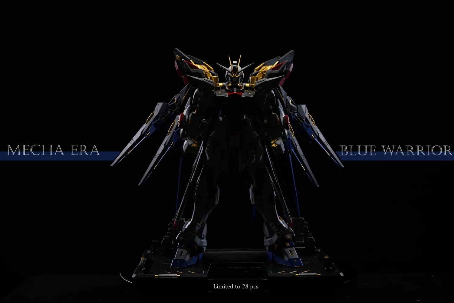 Mobile Suit Gundam Blue Battle Mecha Dual-Form Super Limited Edition Lighting Three-Dimensional Scene Statue(GK) -Mecha era Studio-KWII-GK