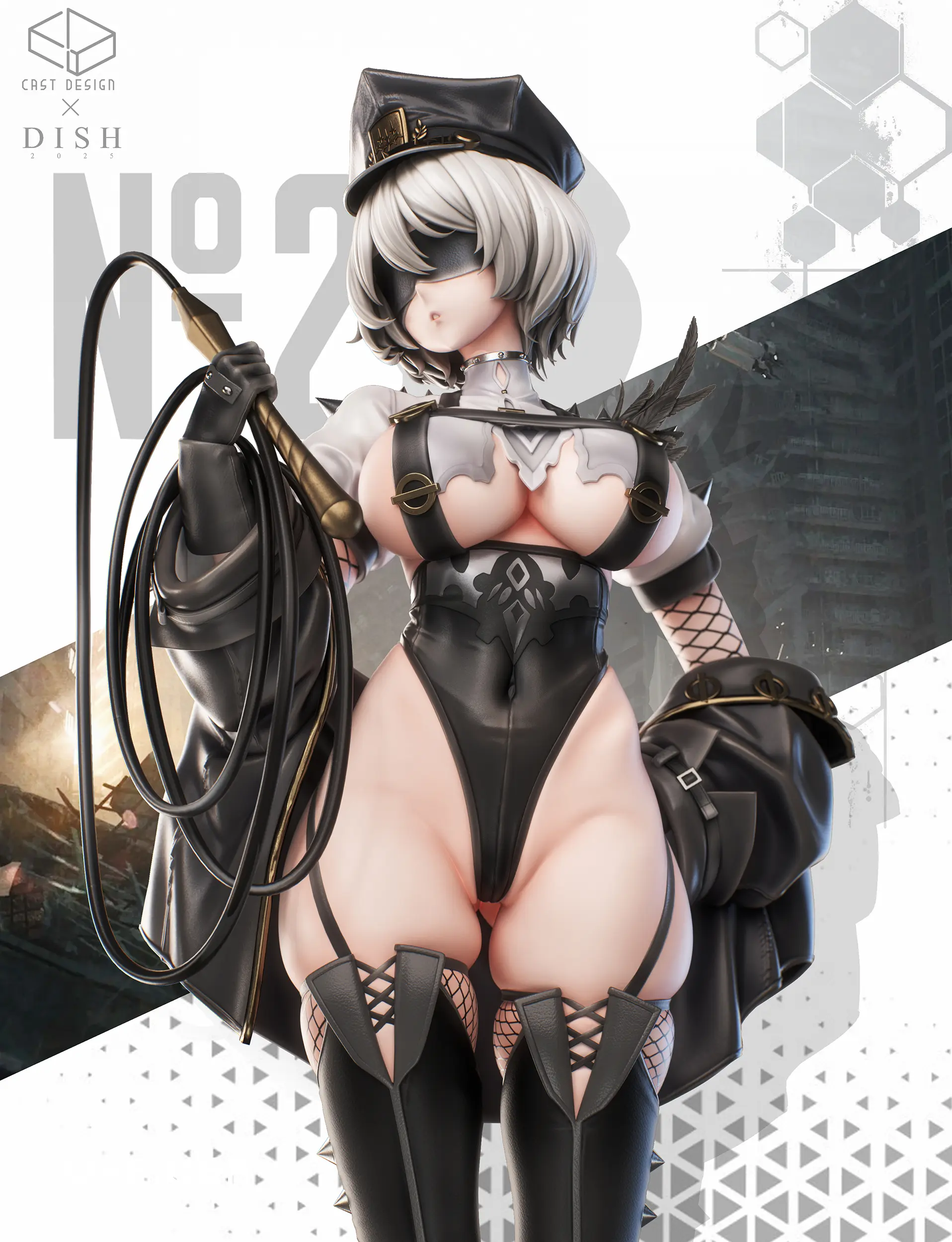 Cast Design Studio - NieR: Automata Instructor No6 2B Statue(GK)