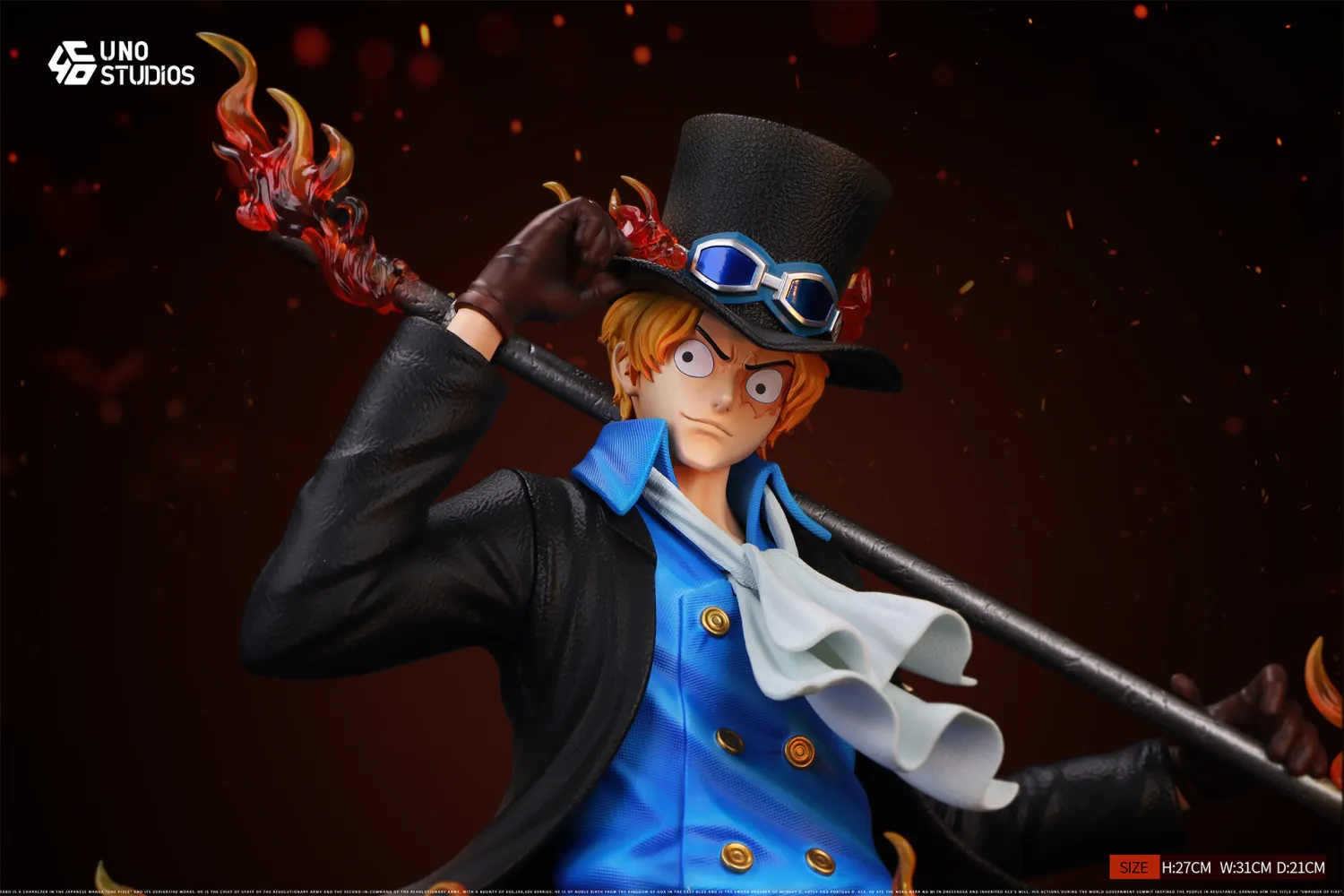 UNO Studio - Bust One Piece Sabo Statue