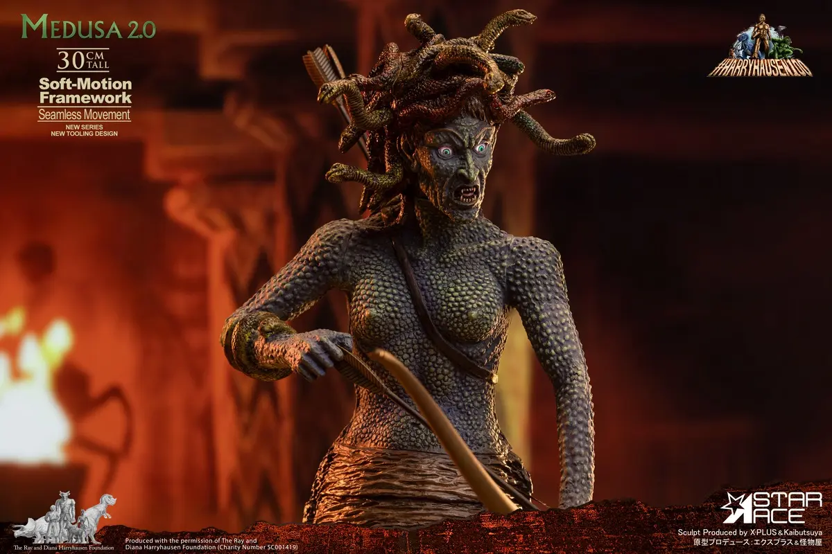 Star Ace Toys - Ray Harryhausen Soft-motion series Medusa SA6070 (Licensed) Statue(GK)