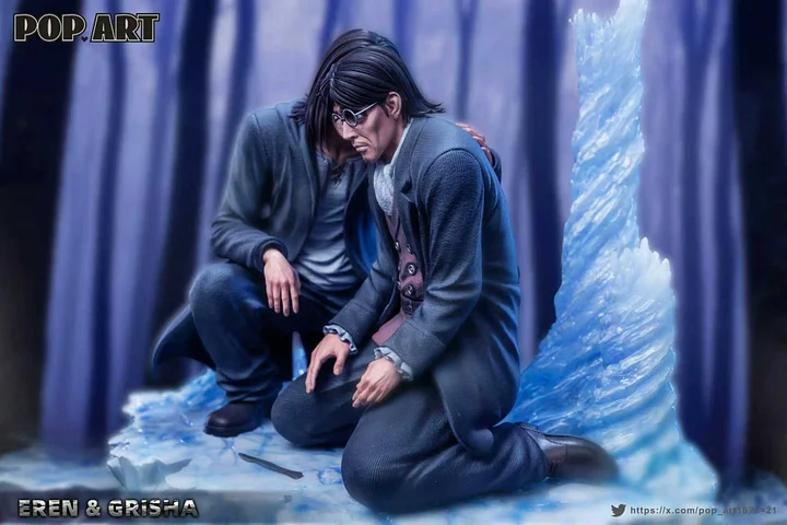 POP.ART Studio - Eren Jaeger & Grisha Jaeger Attack on Titan 1/6  Statue 