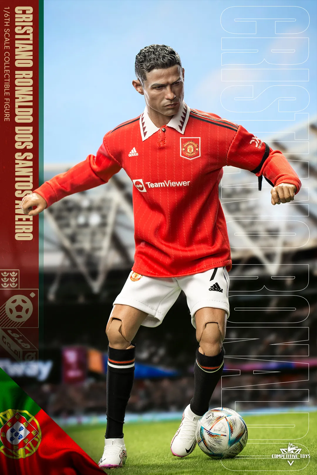 In-stock Competitive Toys Com002 1/6 Action Figure 2022 World Cup  Cristiano Ronaldo