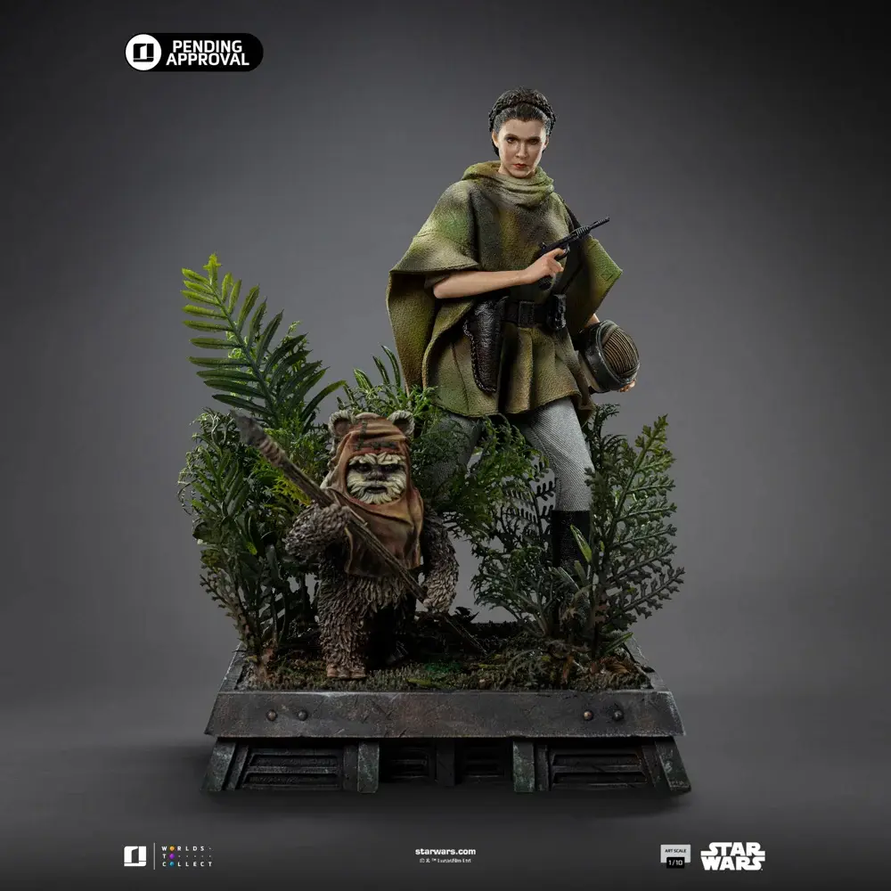 Iron Studio - Leia and Wicket 1/10 Scale Statue LUCSWR126625-10 (Licensed)Statue(GK)