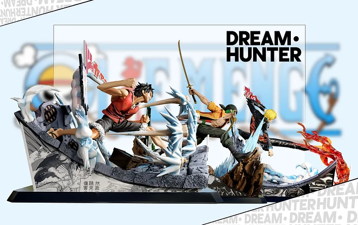 Dream Hunter Studio - ONE PIECE Deathmatch Series 002 & Deathmatch Series 003 Roronoa Zoro & Sanji Statue(GK)