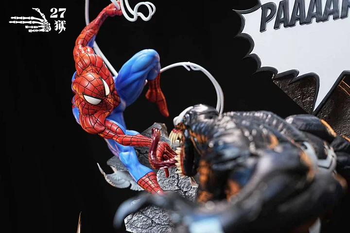 27abyss Studio - Spider-Man vs. Venom Battle Scene Marvel Statue