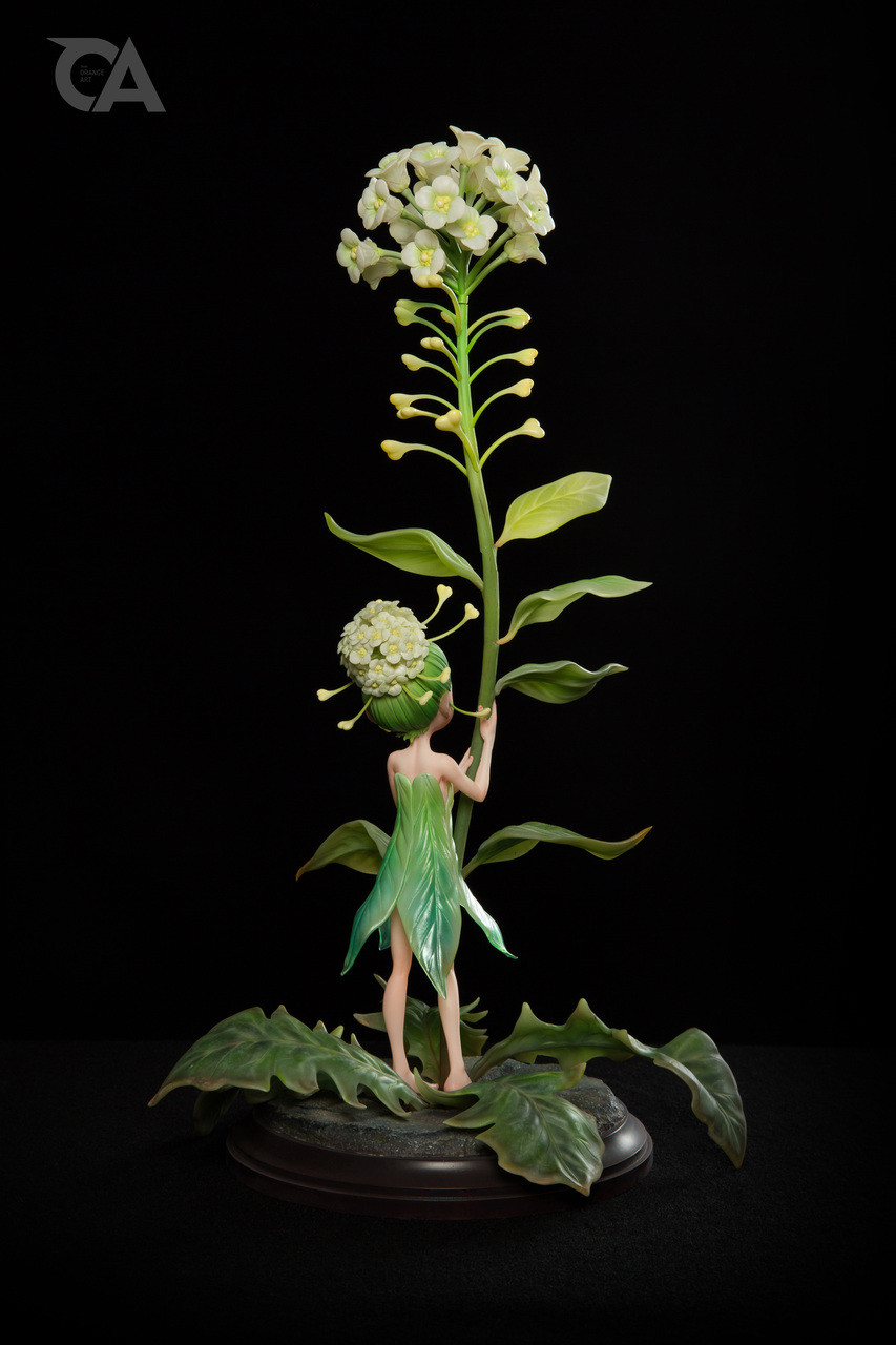 Shepherds Purse flower Fairy 1/1 Statue (GK)- Orange Art Studio