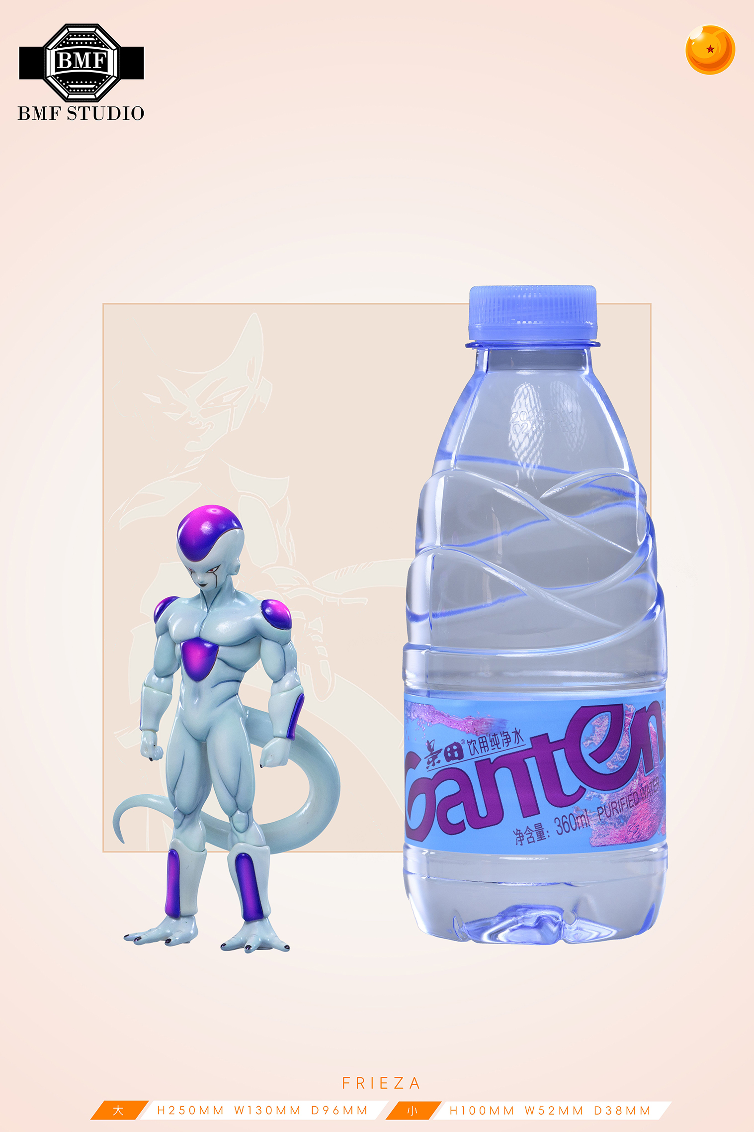 Pre-sale Frieza Completion Plan 01 Frieza's First Appearance Style 1 1/6 Light and Shadow Coating 2 1/6 Animation Version 3 1/15 Pocket Illustrations(GK)-KWII-GK