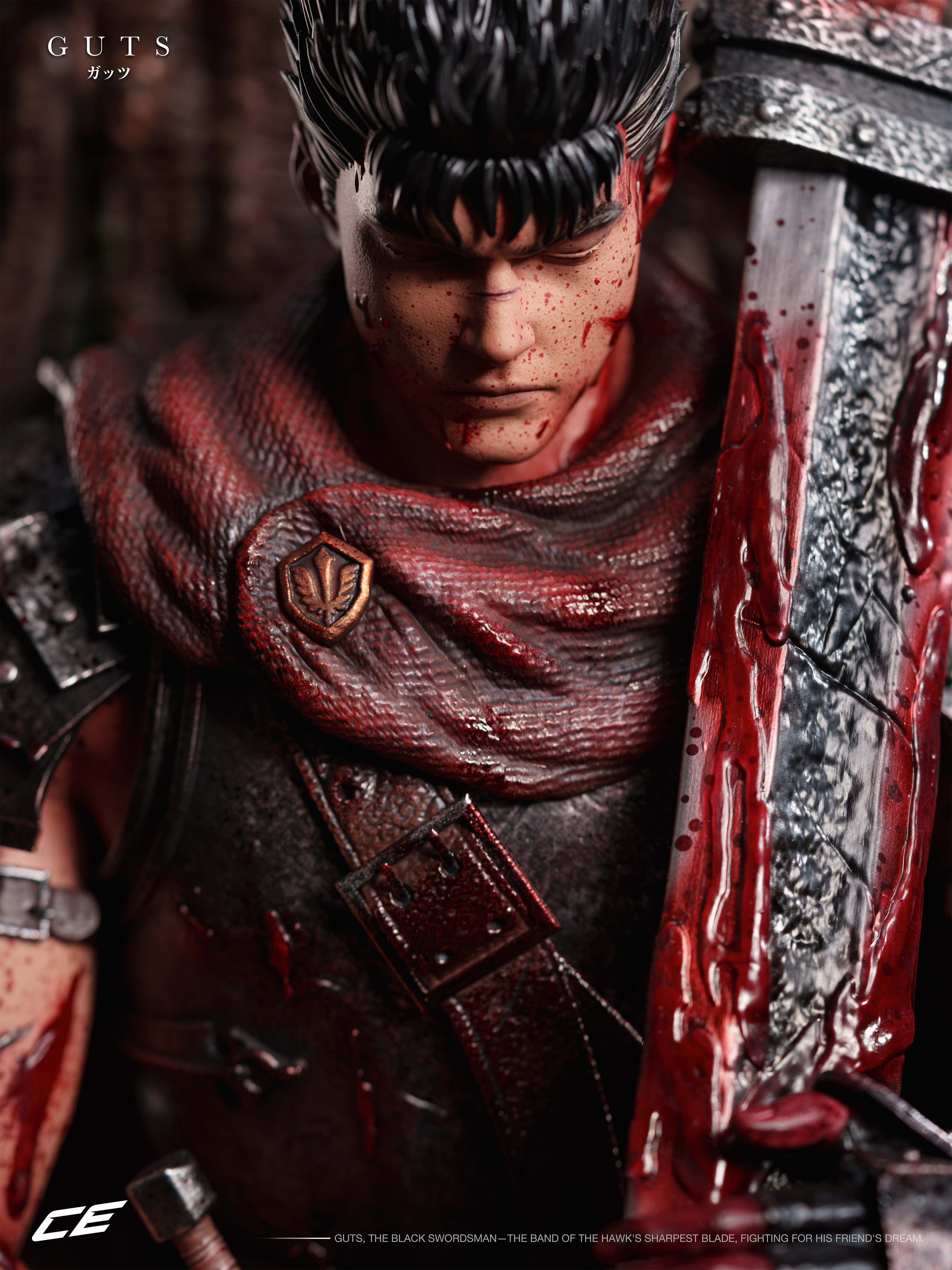 CE Studio Guts Leaning Against Tree Berserk Statue