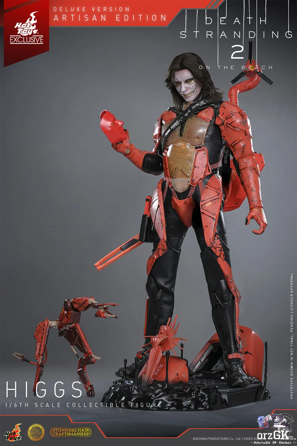 Hottoys - Death Stranding 2: On the Beach Higgs 1/6th scale Collectible Figure VGM79 VGM80 (Licensed) Statue