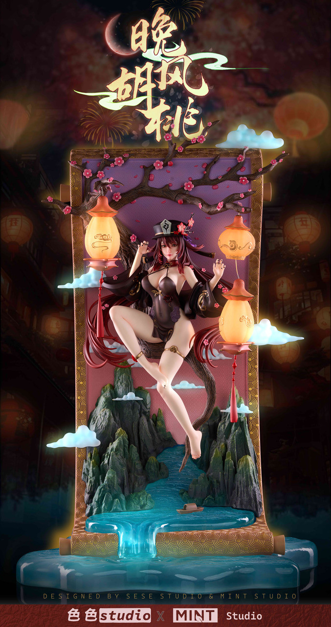 In stock - Genshin Impact Evening Wind Hu tao 1/6 B Statue(GK)(Adult 18+) - Sese Studio & Mint Studio-KWII-GK