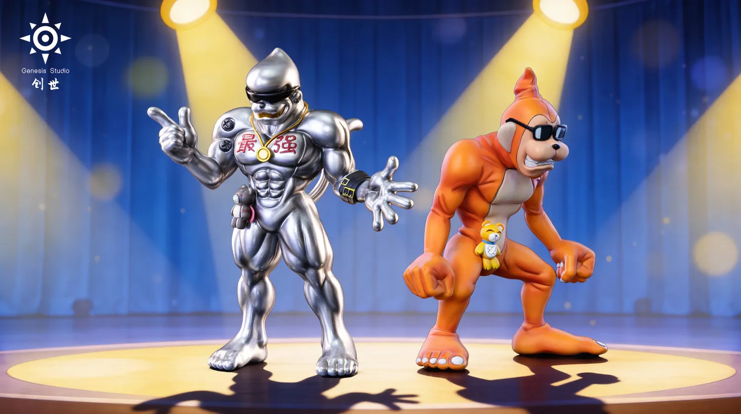 Genesis Studio - Metal Etemon Digimon Statue