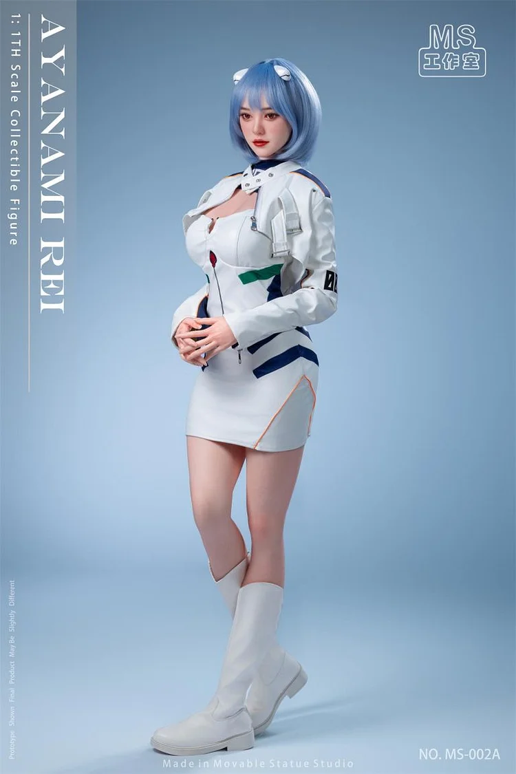 Neon Genesis Evangelion Realistic Anime 01 Rei Ayanami Fan Version MS-002A 1:1 Scale Life-Size Model, Statue GK, Pre-sale-KWII-GK