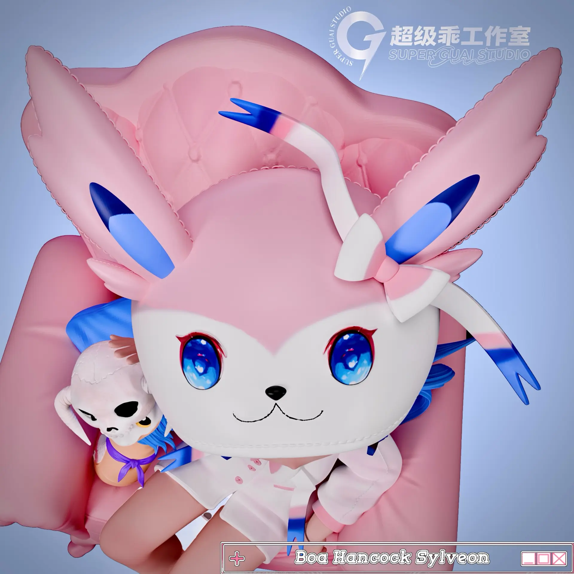 Super Guai Studio - One Piece Hancock Cosplay Sylveon Statue(GK)