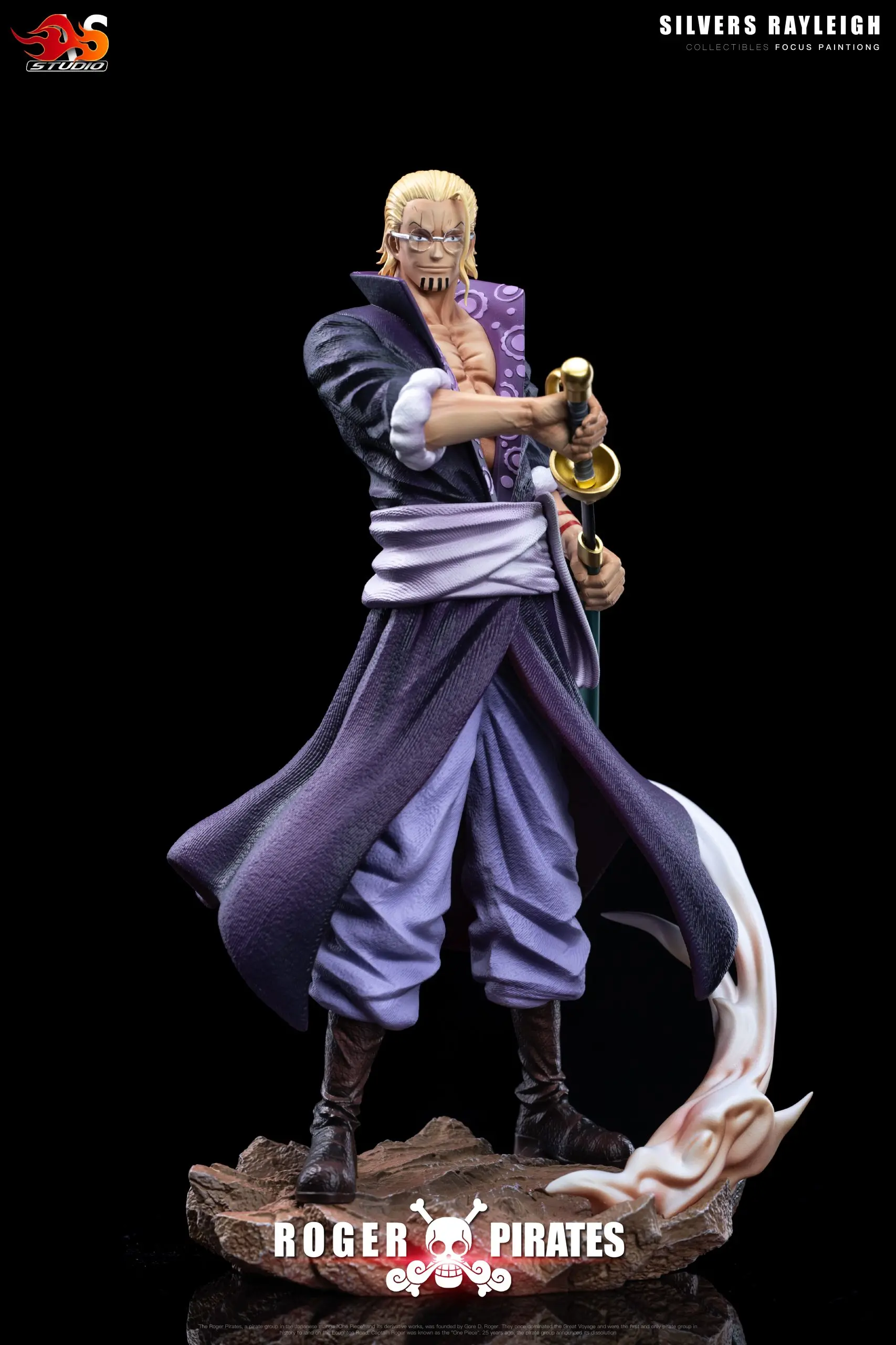 As Studio - One Piece Roger Pirates #2 Rayleigh Statue(GK) 