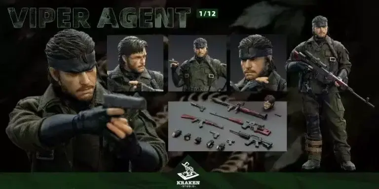Viper Agent 1/12 Action Figure  -Bei Cai KRAKEN Studio