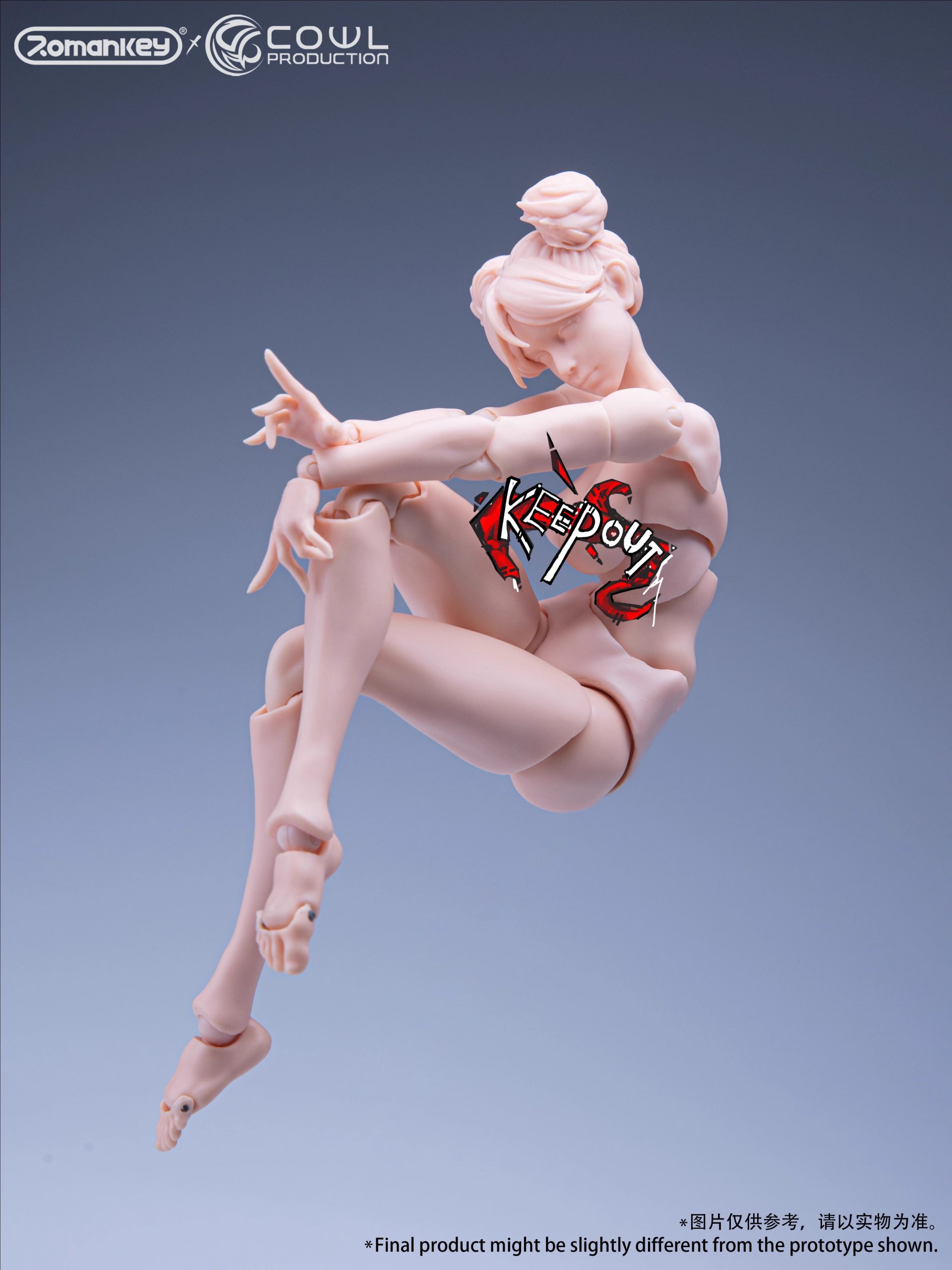 1/12 Scale Highly Articulated Female Body Reissue (Licensed) Statue (GK) -Romankey Studio