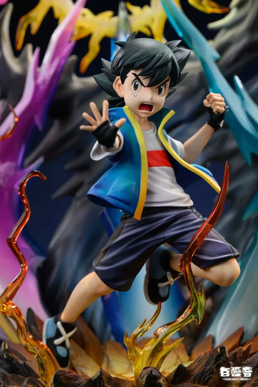 White Noise Studio - Pokemon Ash Ketchum & Pikachu Thunderbolt Statue