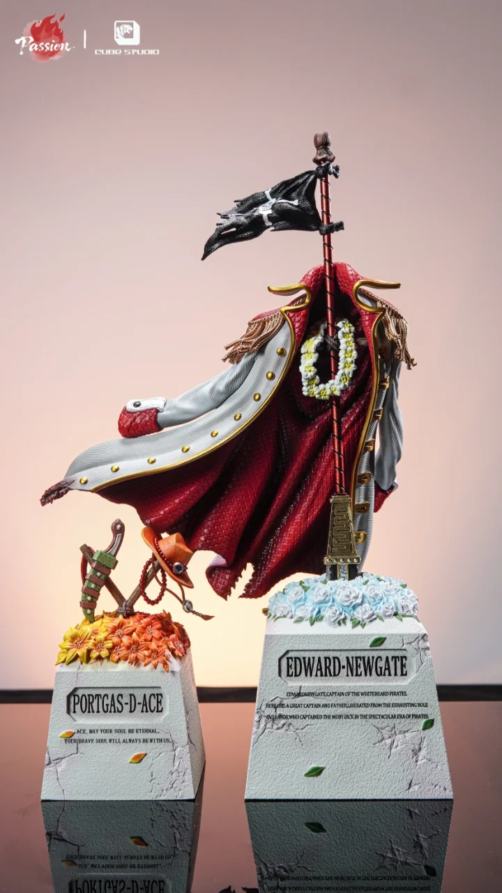 Passion Studio X Cube Studio - Whitebeard and Ace's End 2.0 One Piece Statue