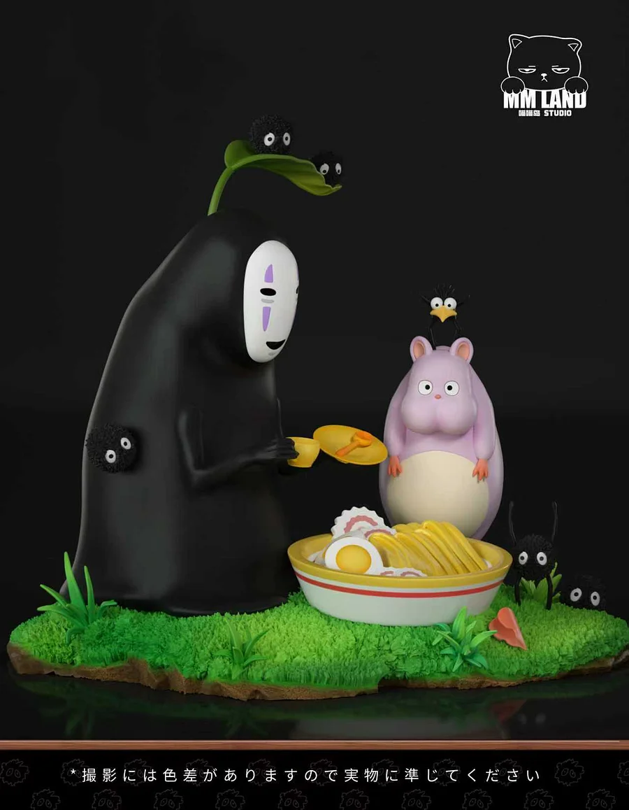 MMLAND Studio - No-Face and Boh's Picnic Spirited Away Statue 