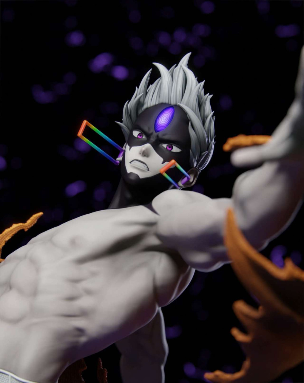 DanDaDan Jiji(Evil Eyes) with LED 1/6 Statue(GK) - Zenkai Studio 