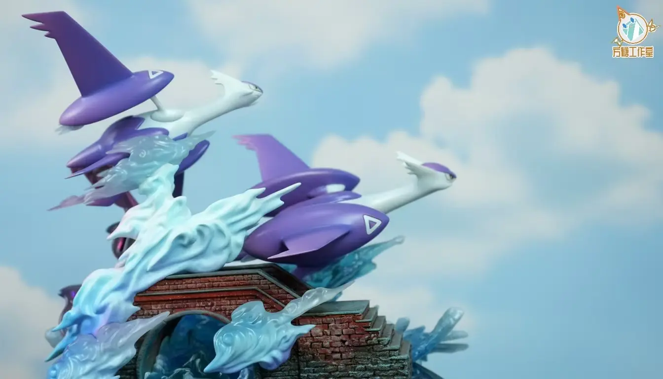 Collection Hall Studio -Pokemon Mega Latios X Latias Set Statue 