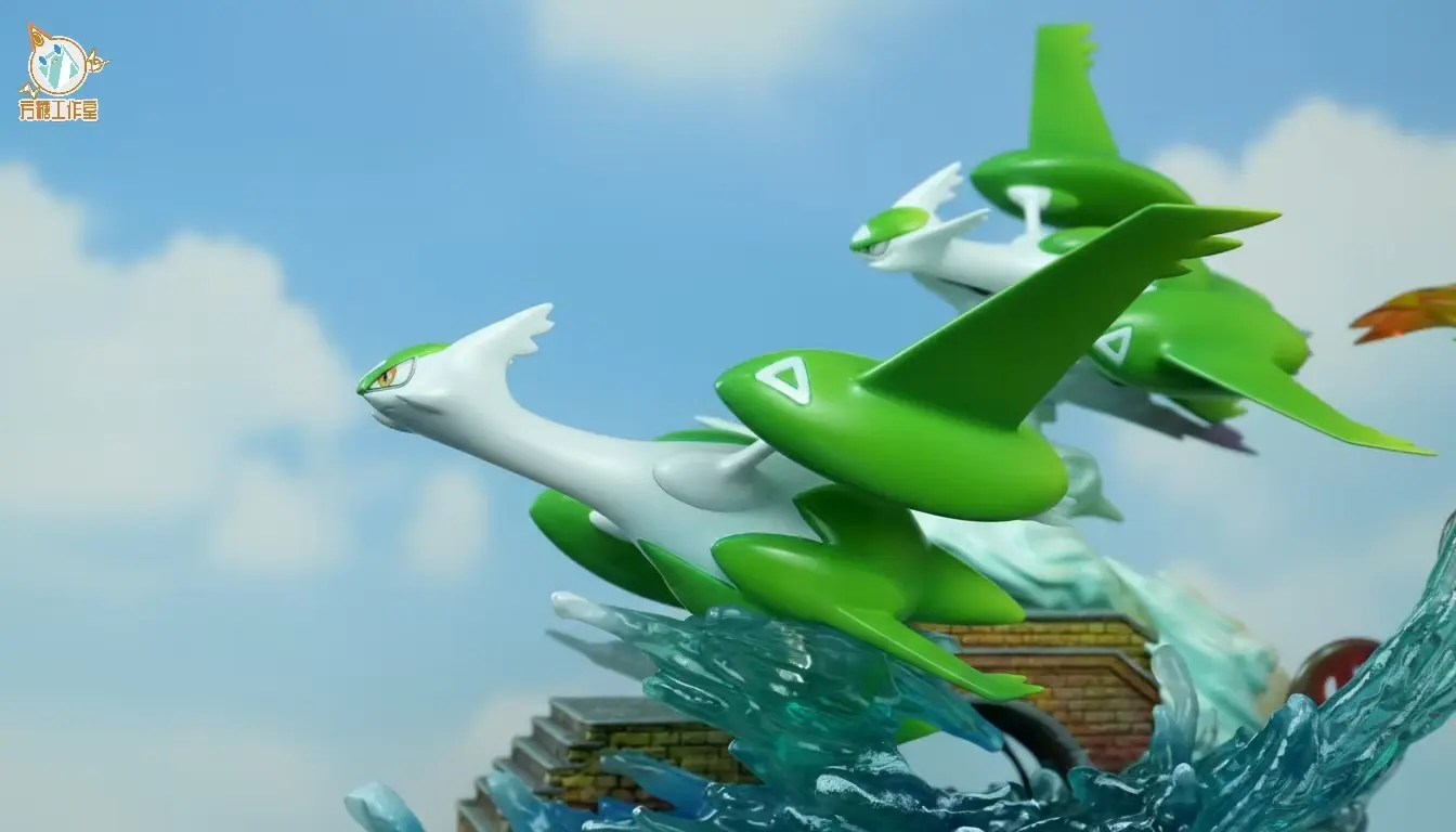 Collection Hall Studio -Pokemon Mega Latios X Latias Set Statue 