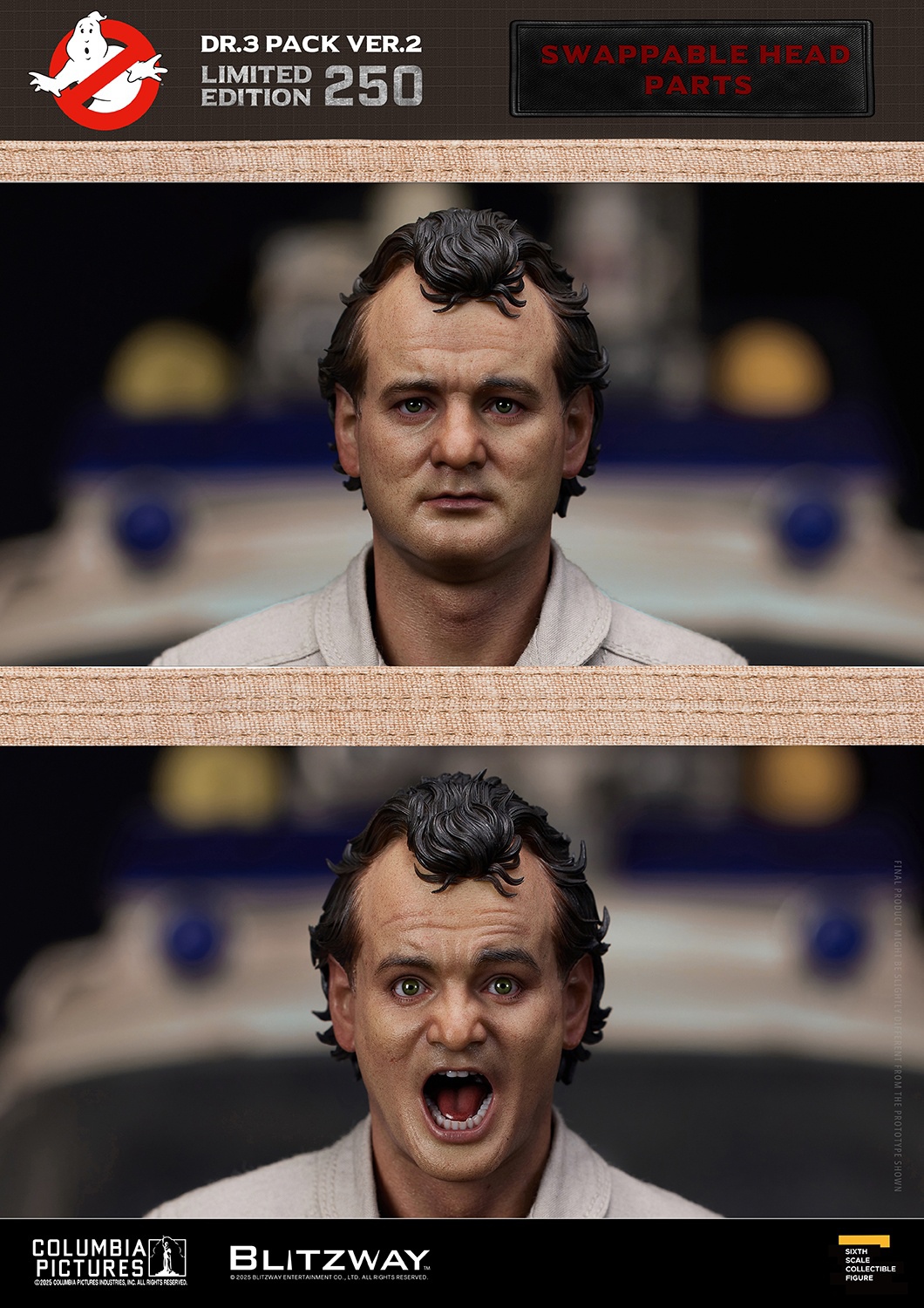 Ghostbusters Spengler Stantz Venkman Zeddemore 1/6 Scale Action Figure (Licensed)-BLITZWAY