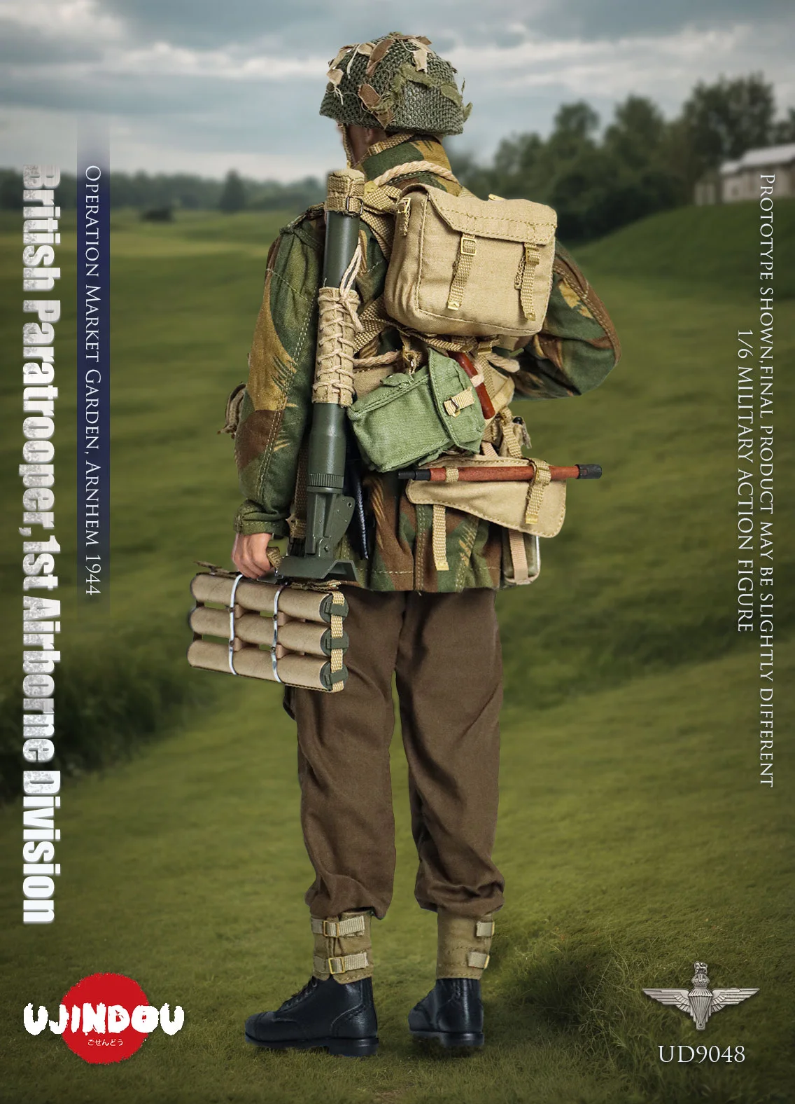 British Paratrooper 1st Airborne Division Operation Market Garden Arnhem 1/6 Action Figure Statue(GK)-UJINDOU-KWII-GK