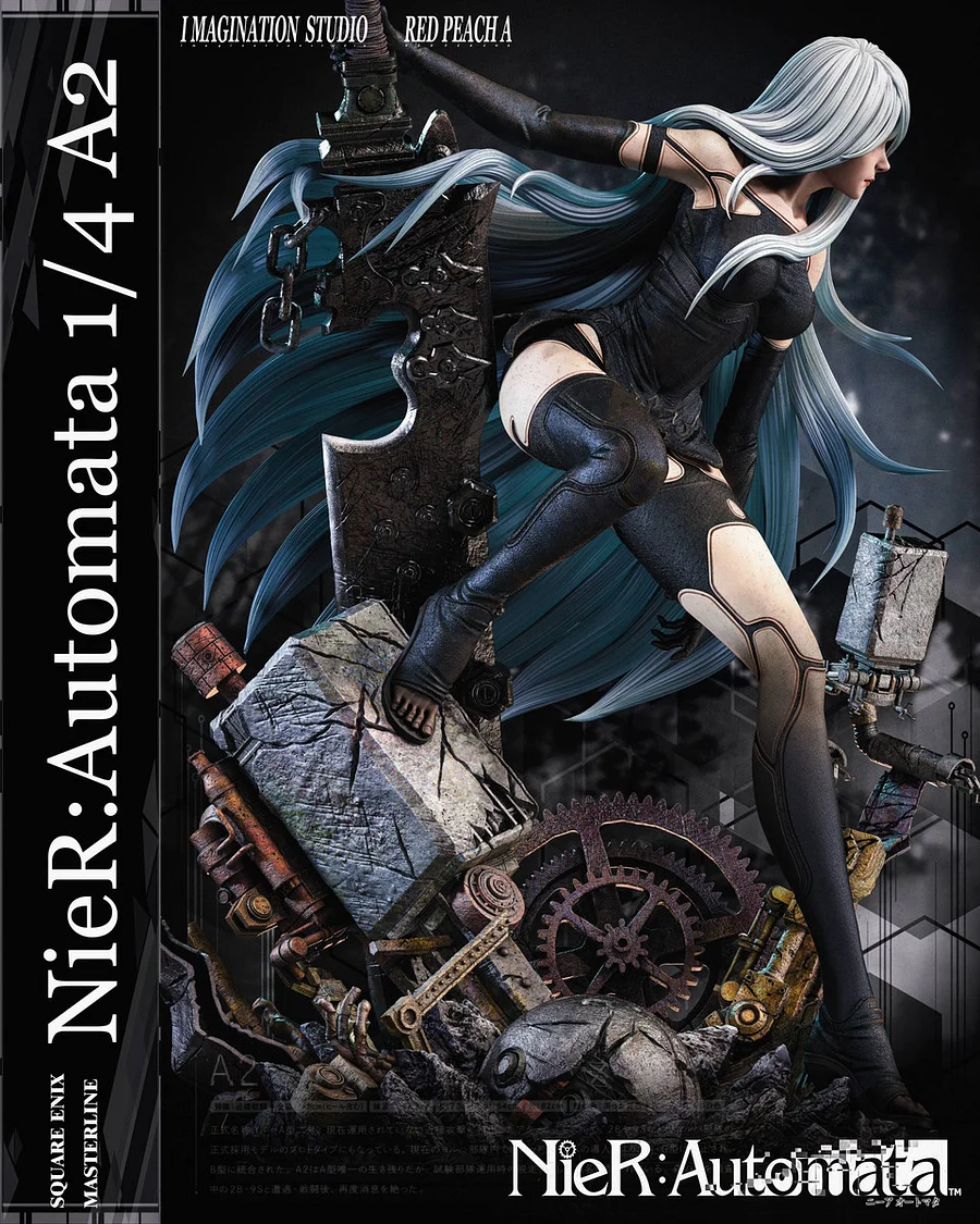 NieR:Automata A2 1/4 Statue (GK) -Imagination Studio & Red Peach A Studio 