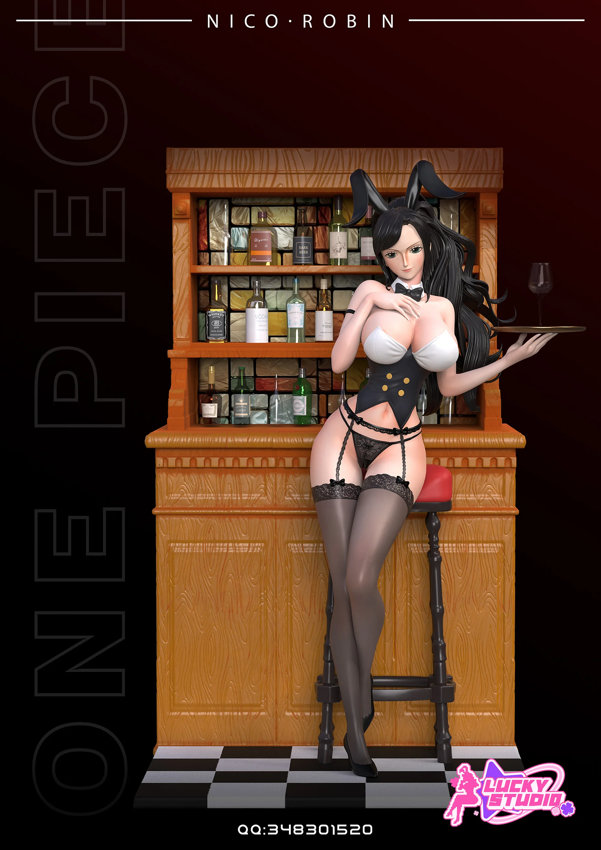 In stock-One Piece Bunny Nico Robin Statue(GK) (Adult 18+)-Lucky Studio