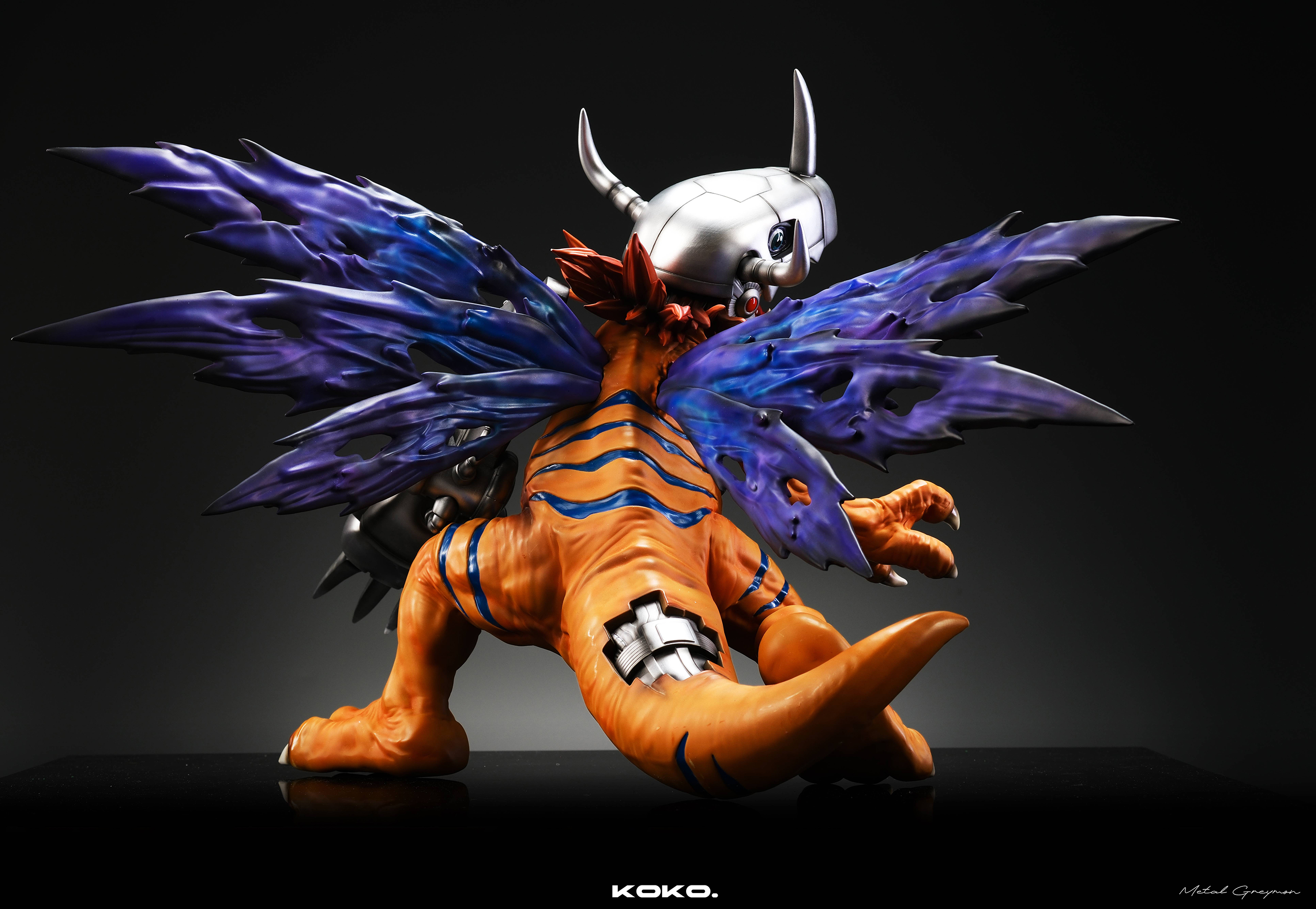 Digimon Metal Greymon Statue GK, Koko Studio, pre-sale