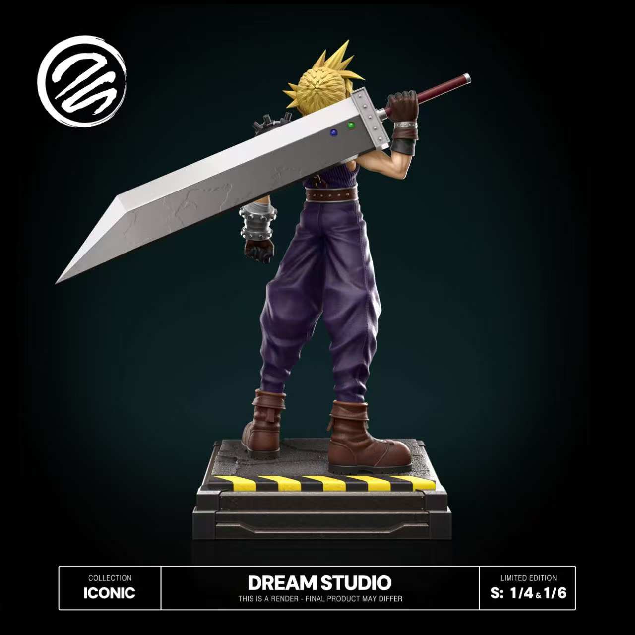 Pre-sale Character name Final Fantasy 7 - Cloud Scale 1/4, height 52 width 36 length 36cm Scale 1/6, height 35 width 29 length 17cm (GK)-KWII-GK