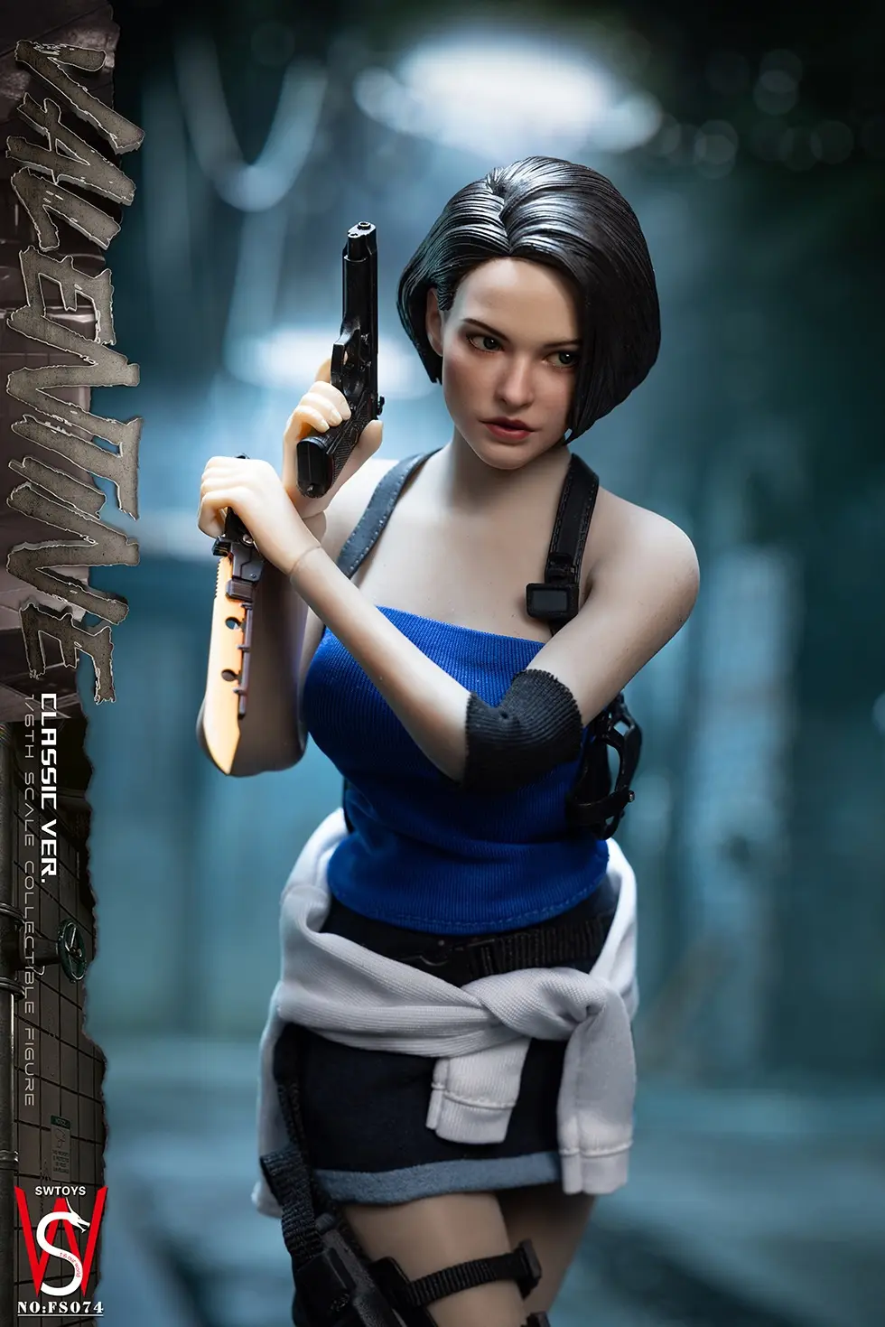 SWTOYS Studio - FS074 Jill Valentine Action Figure Resident Evil Statue