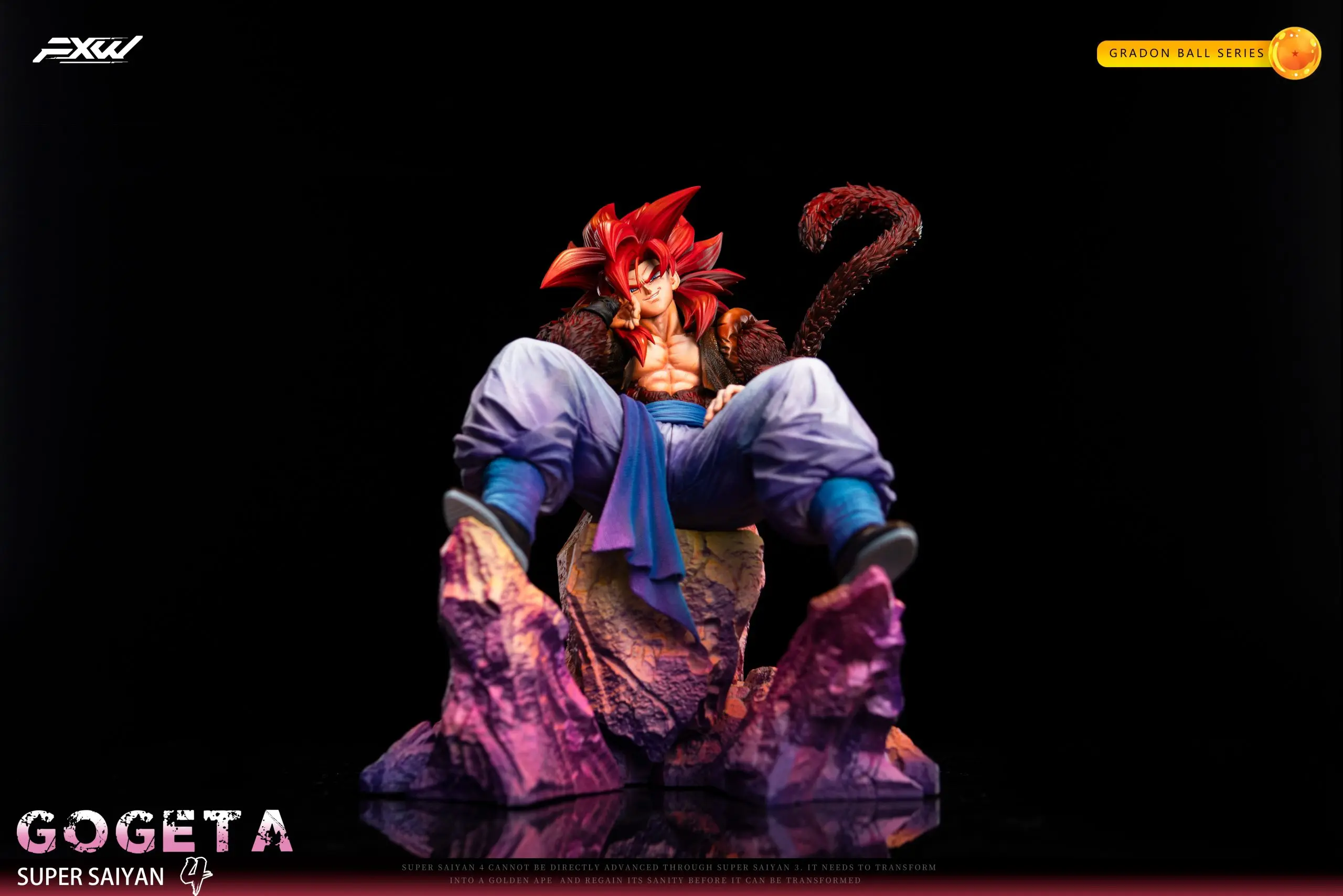 FXW Studio - Dragon Ball Super Saiyan 4 Gogeta Statue(GK)