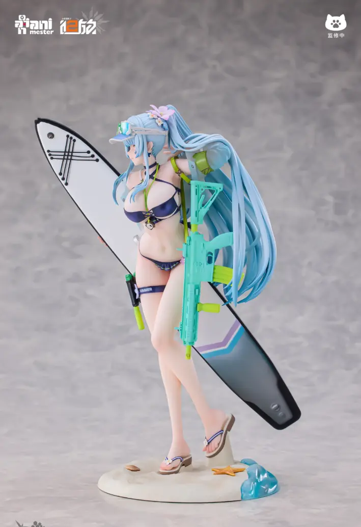 AniMester - Girls Frontline 2: Exilium HK416 Cerulean Breaker Ver 1/7 Figure (Licensed) Statue 