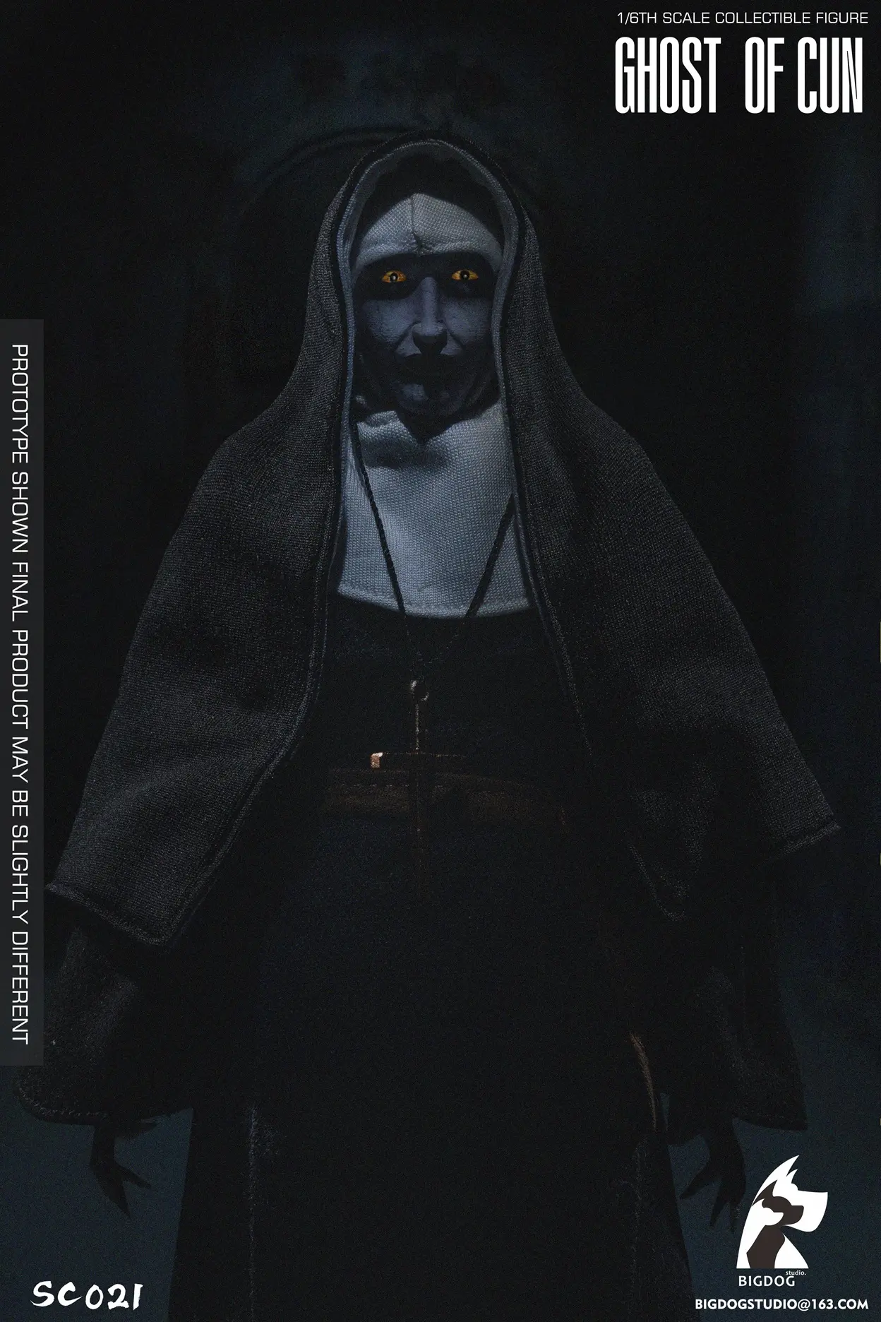 BIGDOG Studio - 1/6 Ghost of Cun SC021 Action Figure The Nun 