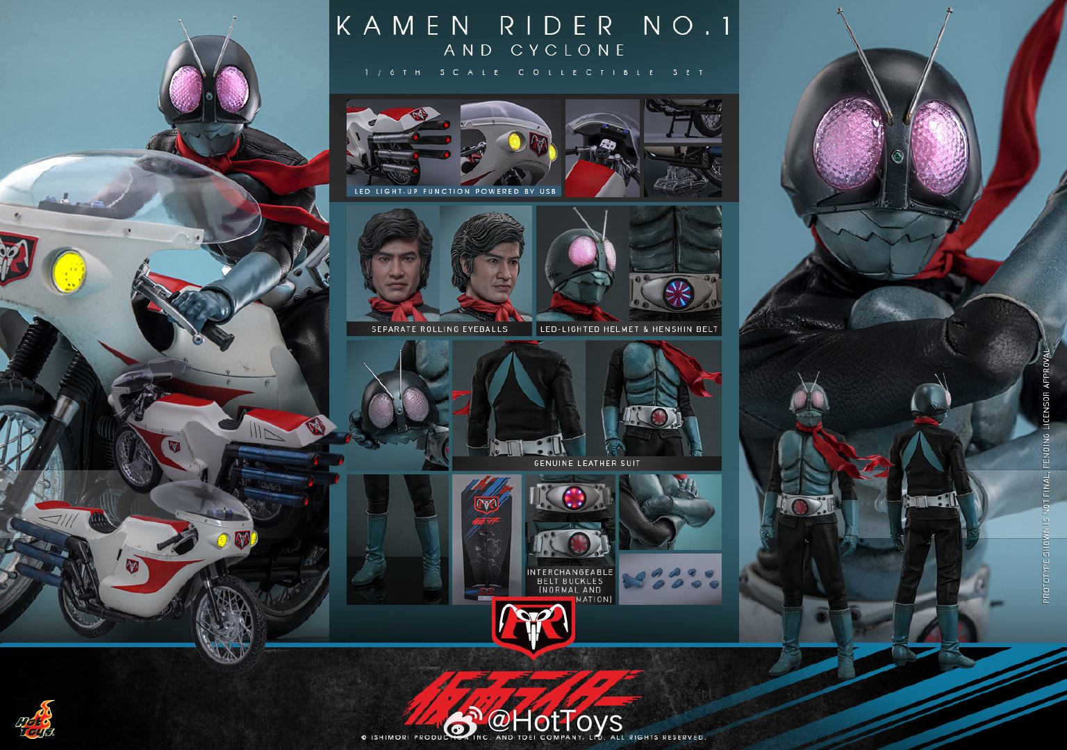   HotToys HT TMS144 TMS146 TMS148 Kamen Rider Masked Superman Old No. 1 Tornado GK Pre-sale-KWII-GK