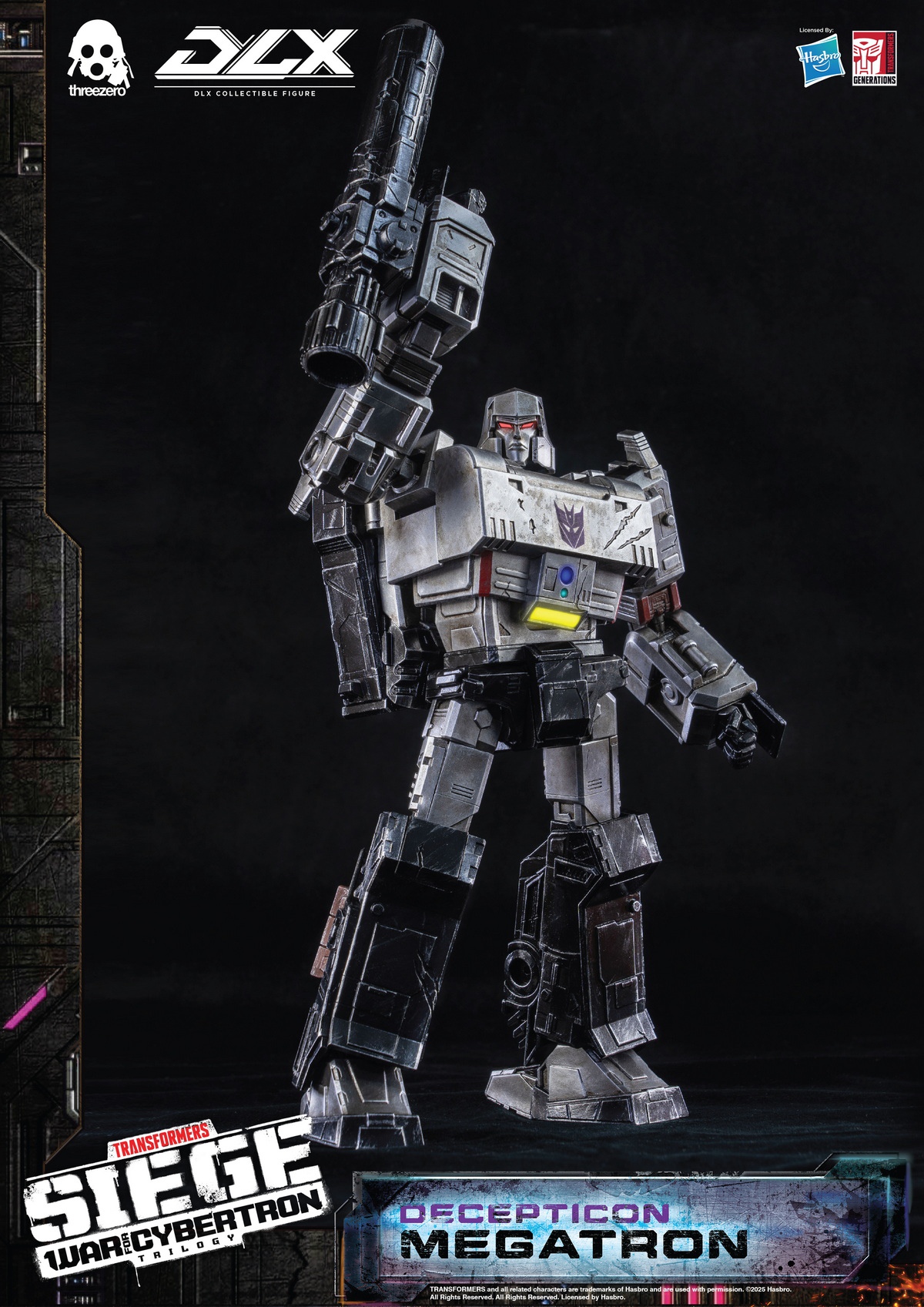 Threezero 10-inch Transformers War for Cybertron DLX Megatron 14+ GK Pre-sale