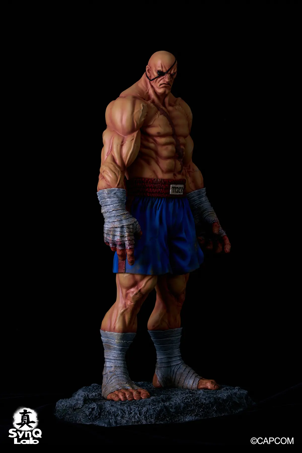 SynQ Lab. Collectable Studio - Street Fighter Sagat (Licensed)Statue 
