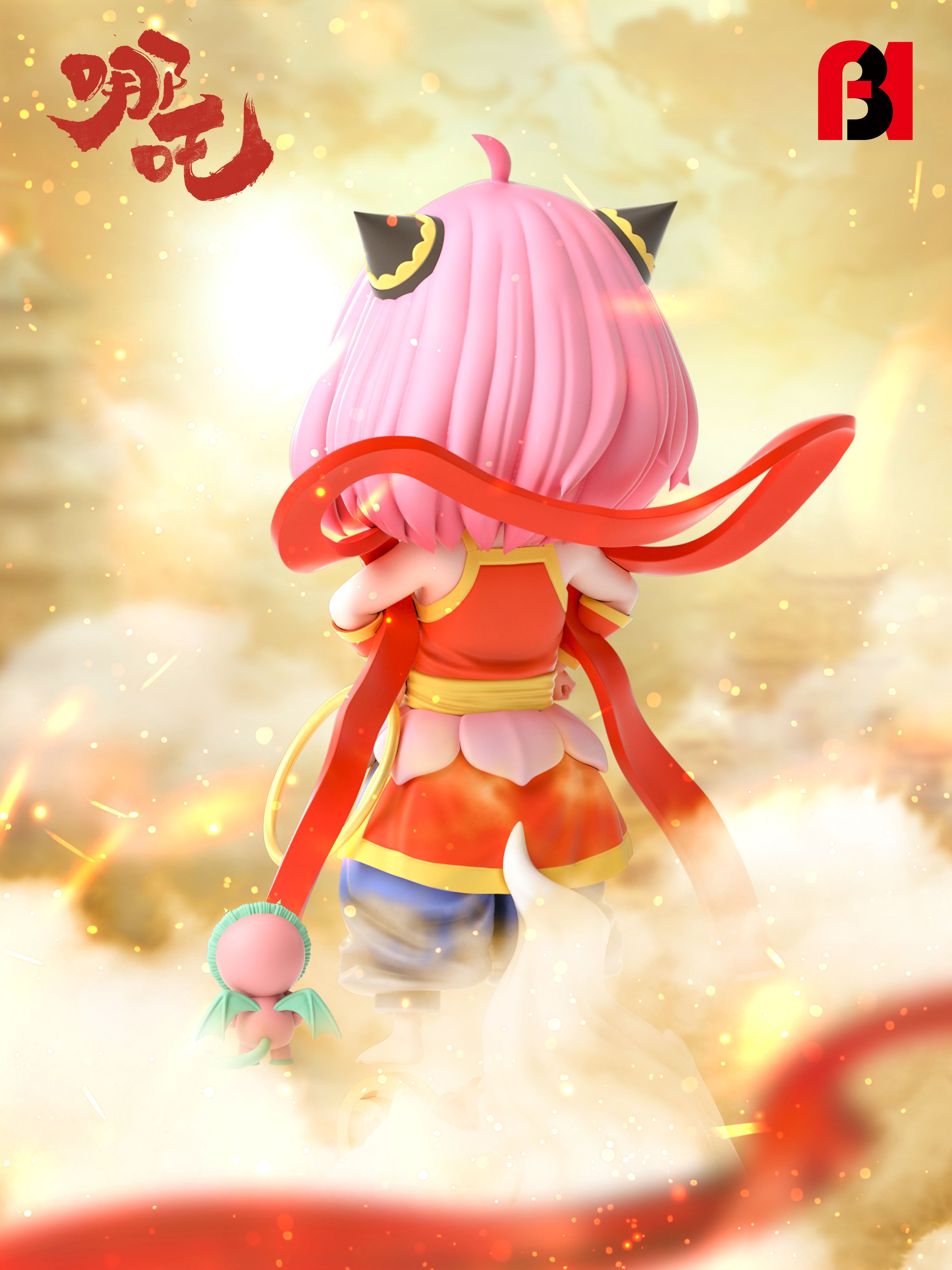 FBI Studio FBI STUDIO Anizha Spy Play House Nezha Aniya GK Pre-sale