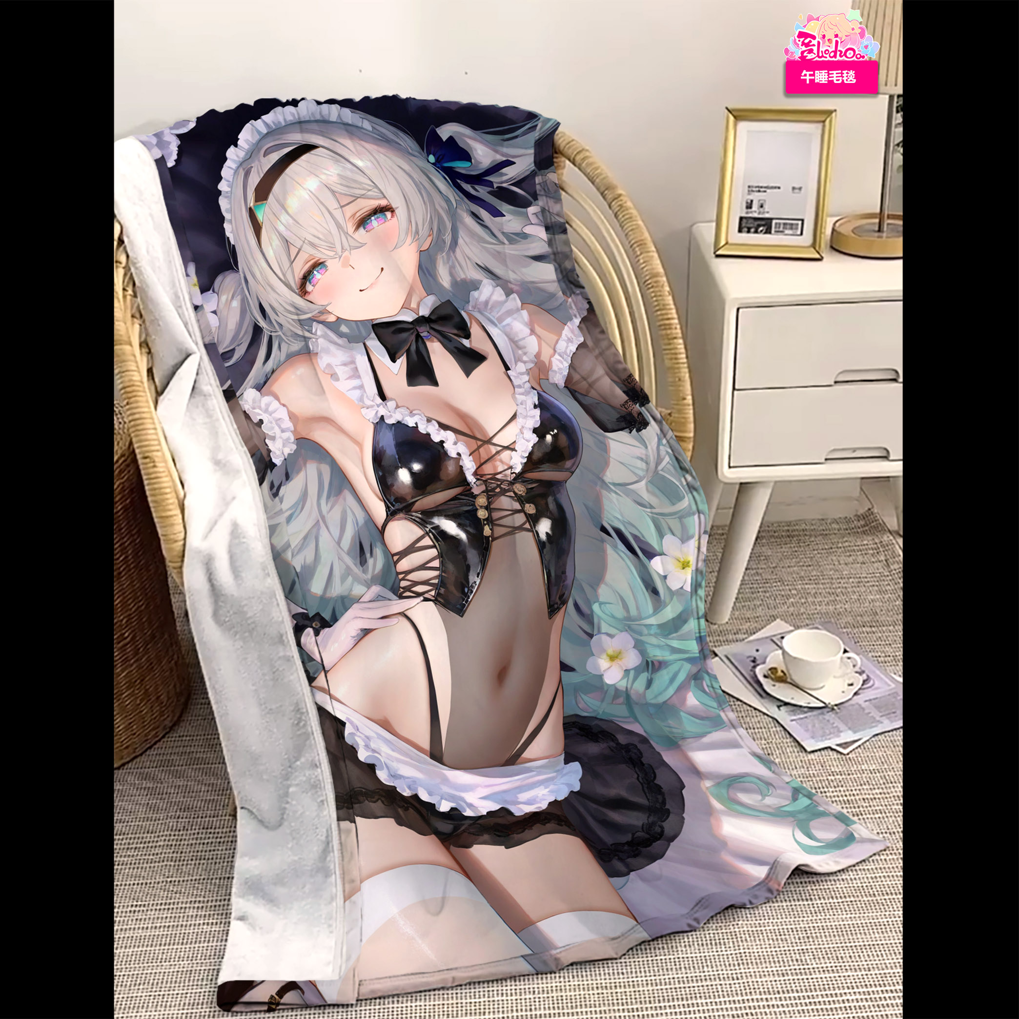 Yingchen Maid Firefly Decorative Painting, A Miao Painting Society, in stock