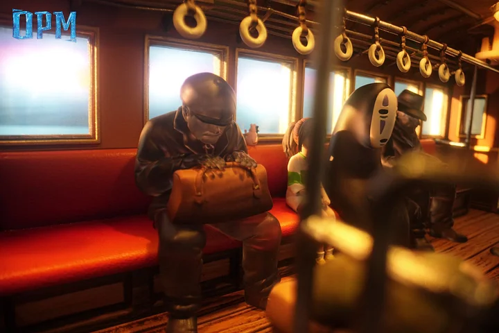 Opm Studio - Miyazaki Desktop Series 011 Sea Train Spirited Away Statue(GK)