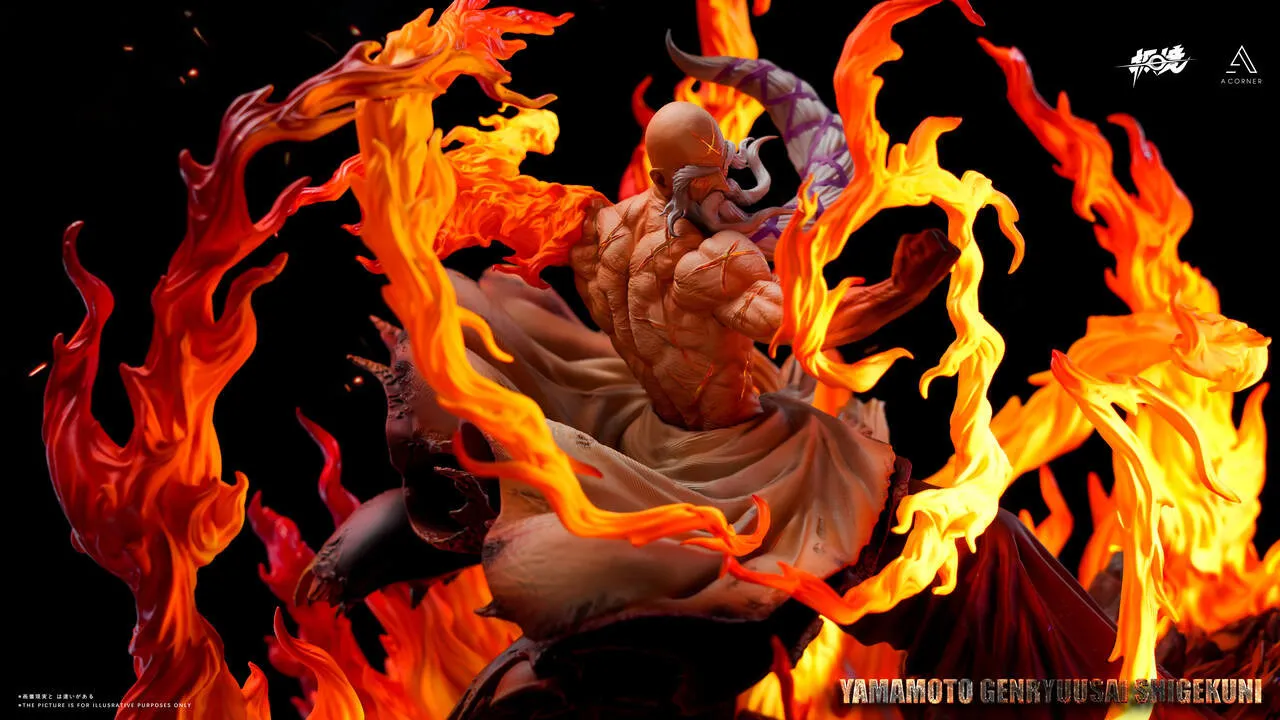 JiJing Studio x AC Studio 1/6 Bleach Yamamoto Genryusai Shigekuni Statue