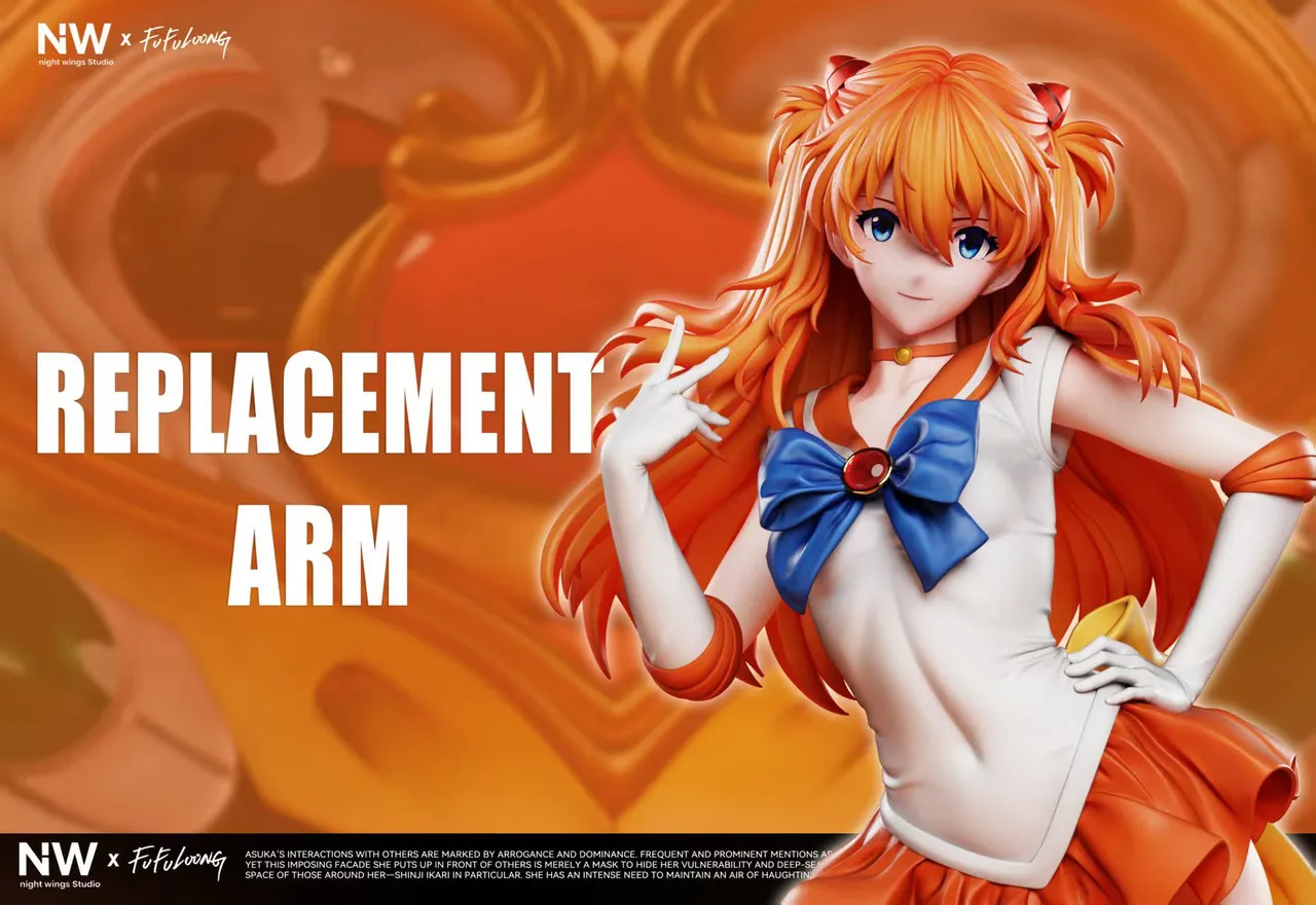 Night Wing Studio - Neon Genesis Evangelion Sailor Moon Asuka Statue