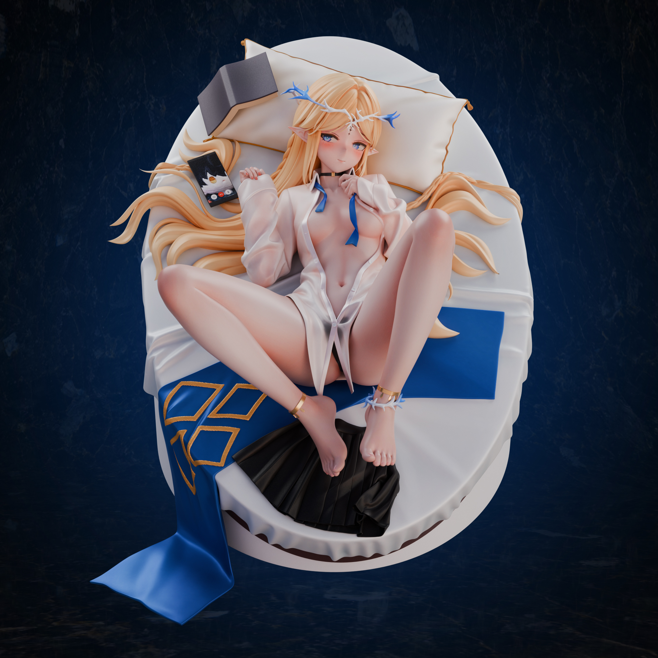 Wuthering Waves Cartethyia at Home Statue (GK)(Adult 18+)-Qian Ben Ying Gong Zao Studio 