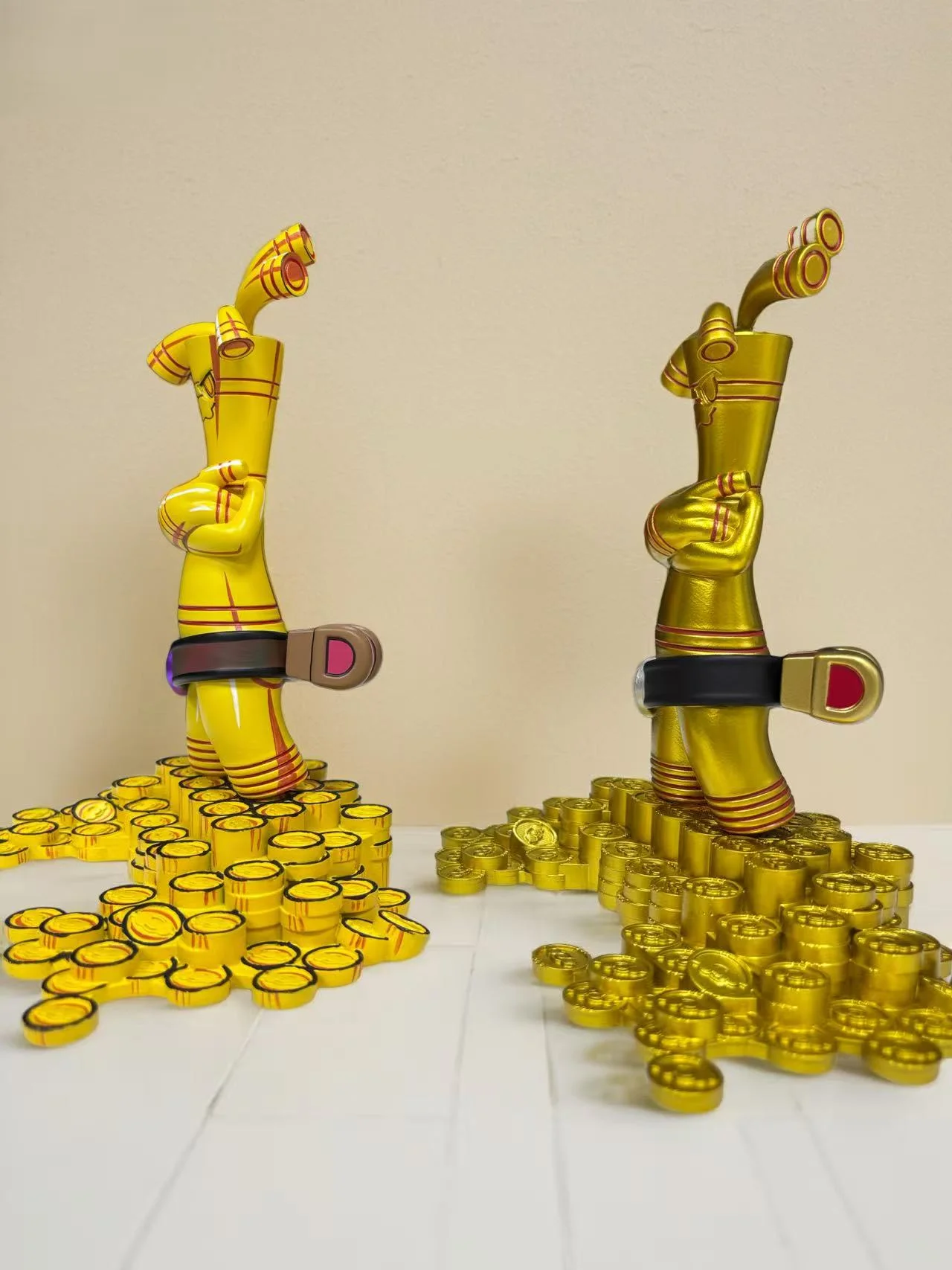 Ymg Studio - Pokemon Gholdengo + Gimmighoul Statue 