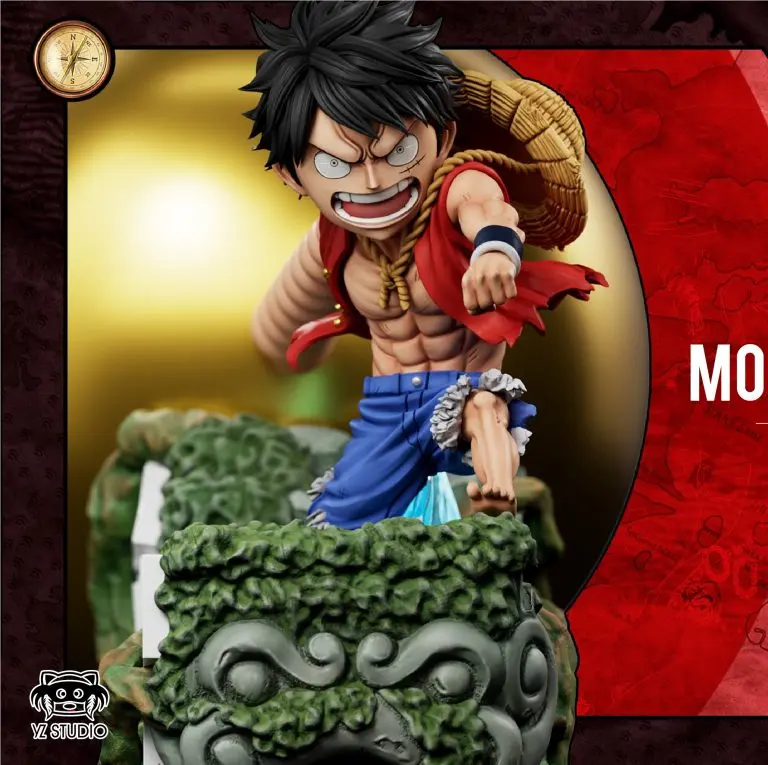 Yz Studio - One Piece Skypiea Arc 047 Golden Spinning Bomb Luffy Statue(GK)