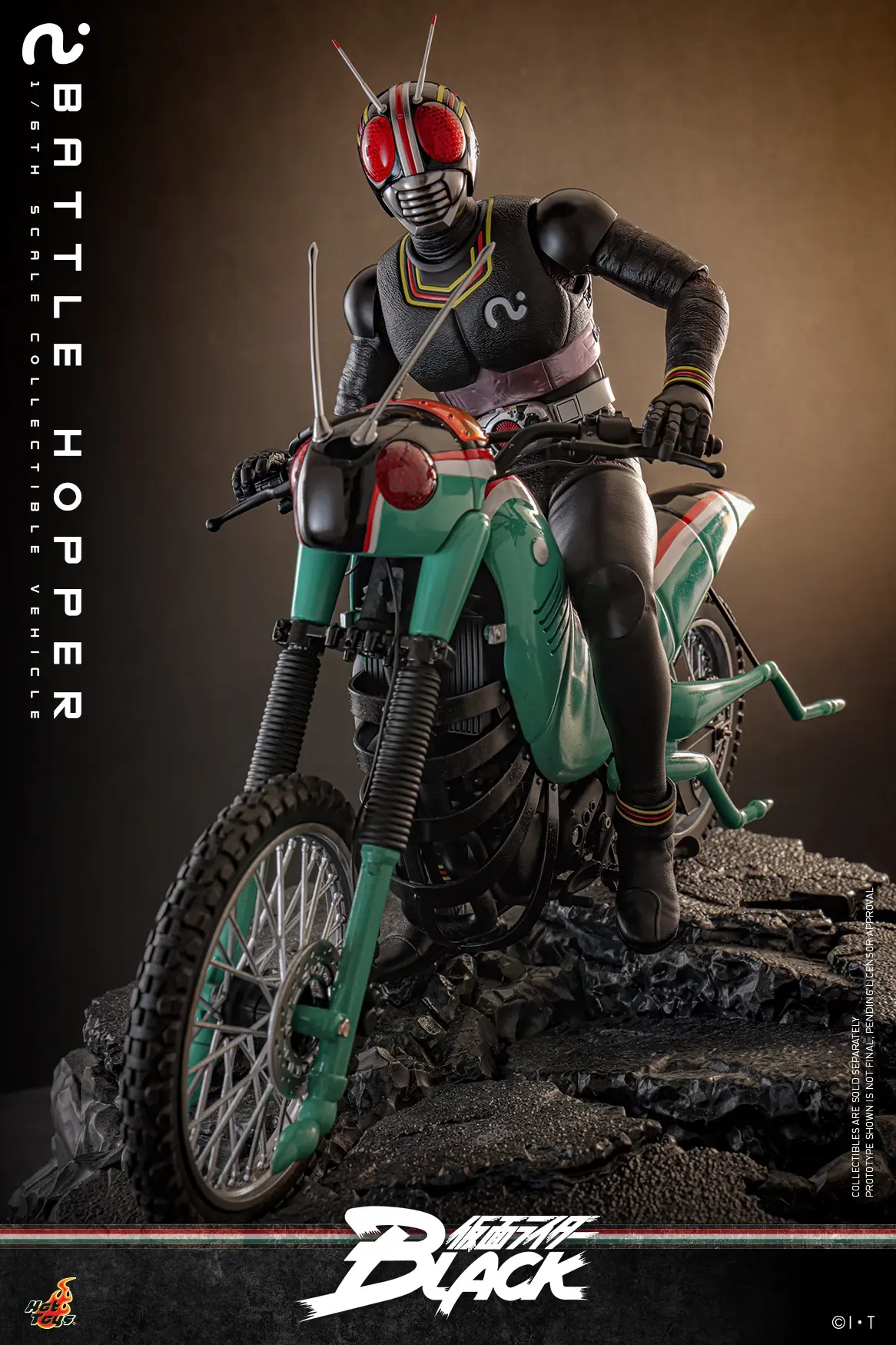 Hottoys -  Kamen Rider Black & Shadow Moon & Battle Hopper 1/6th scale TMS158 TMS159 TMS161 (Licensed) Statue(GK)